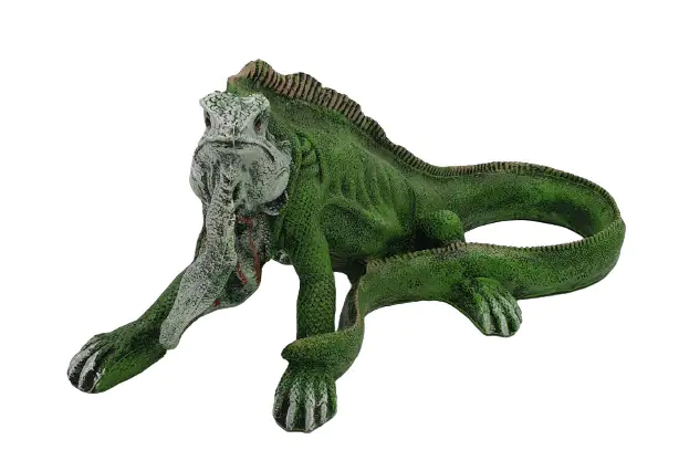 Dekofigur Leguan mittel 22 x 24 x 55 cm