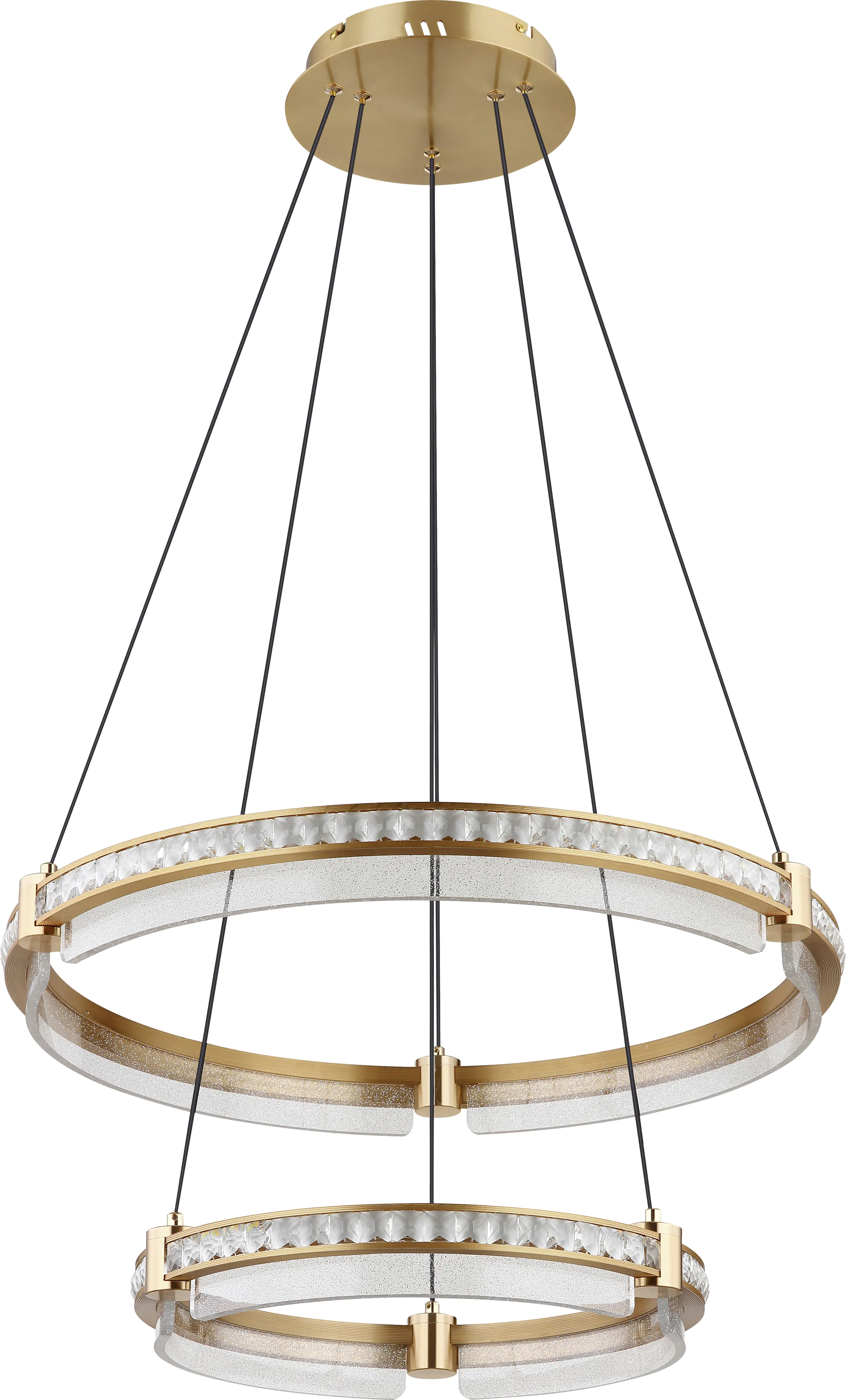 Globo Hängeleuchte Blondie Ø60 cm gold warmweiß-kaltweiß