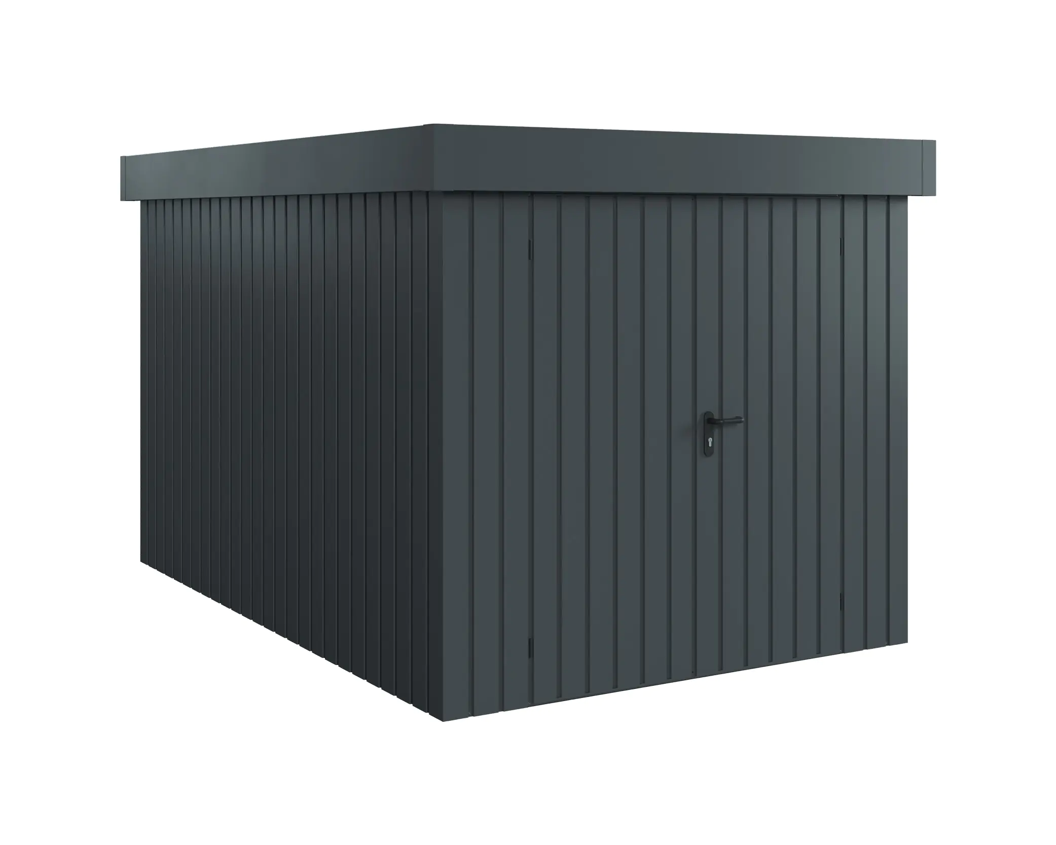 EcoStar Metallgerätehaus Euroline EFD7 anthrazit 214 x 310 cm 2-flg.