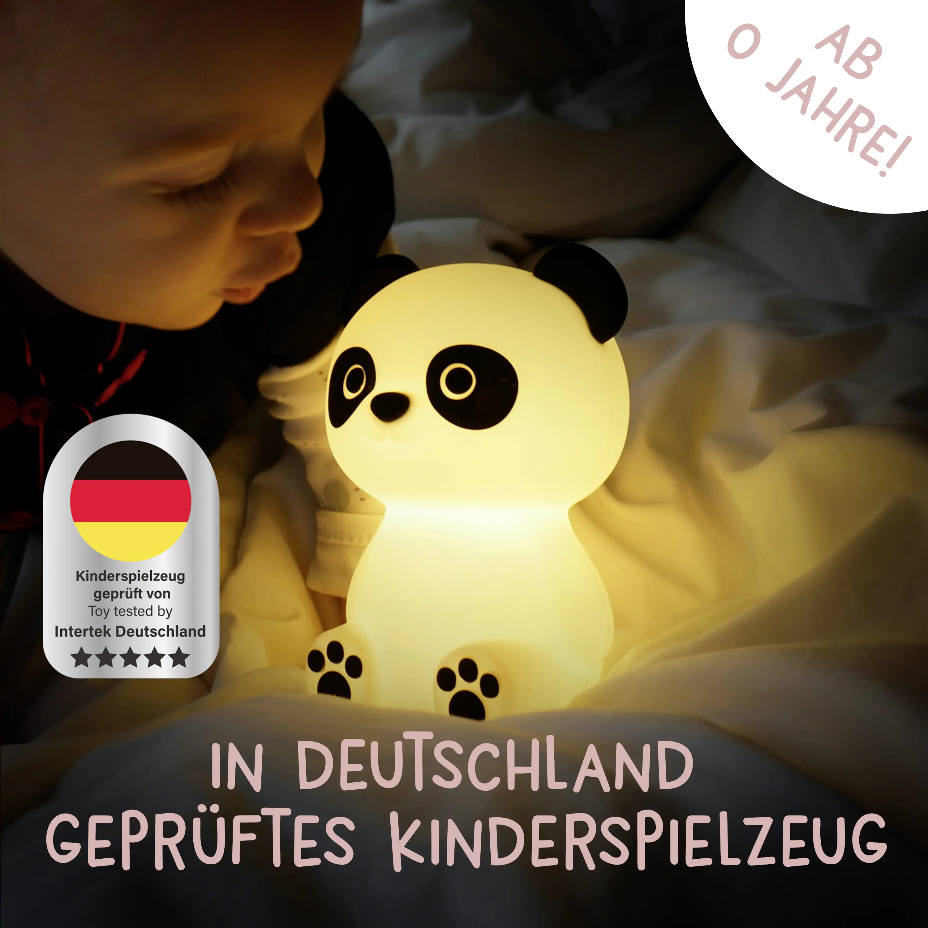 Megalight LED Deko Licht Paddy Panda 3W, RGBW, weiß