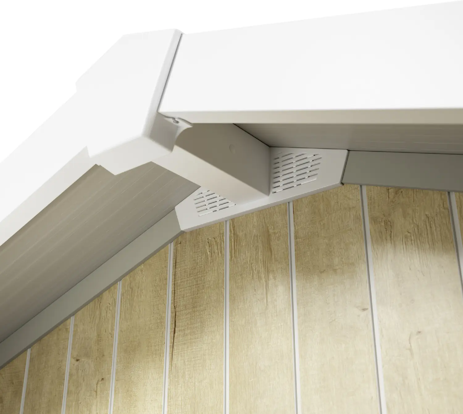 Grosfillex Gartenhaus Deco H 7,5 370 x 298 cm (inkl. Dachüberstand)