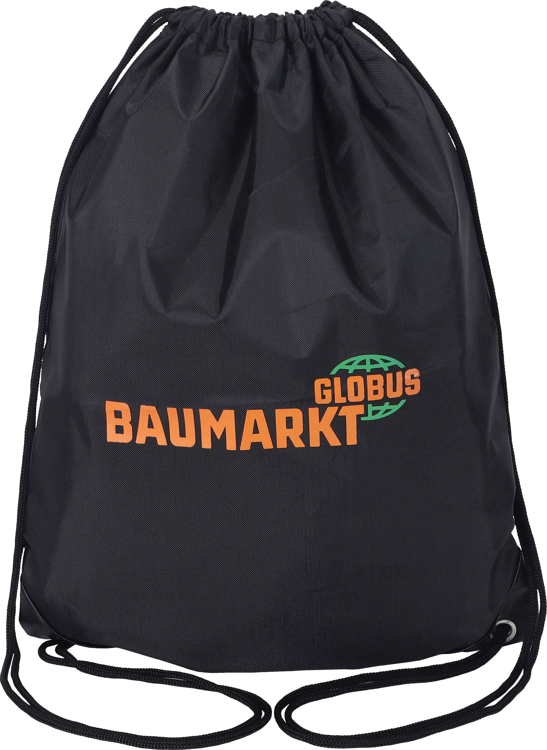 Globus Baumarkt Turnbeutel 45,5 x 34 cm schwarz