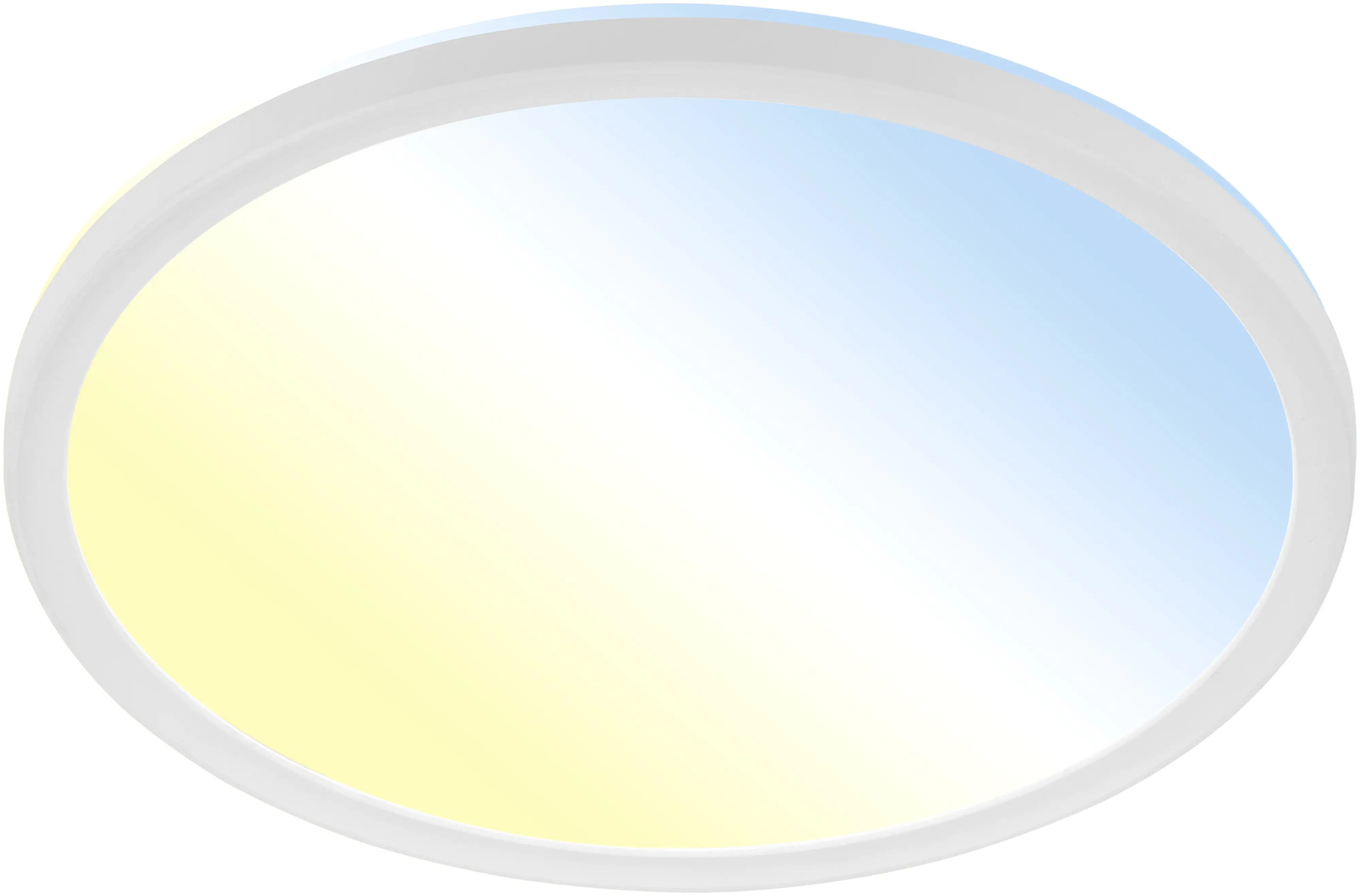 Briloner LED Panel Slim Ø 29,3 cm, weiß, utraflach CCT