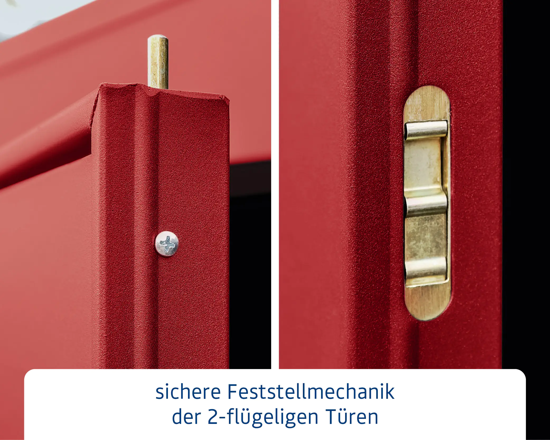 EcoStar Gerätehaus Elegant-S Typ 2 purpurrot 1 flg 258,8 x 247,7 x 216 cm