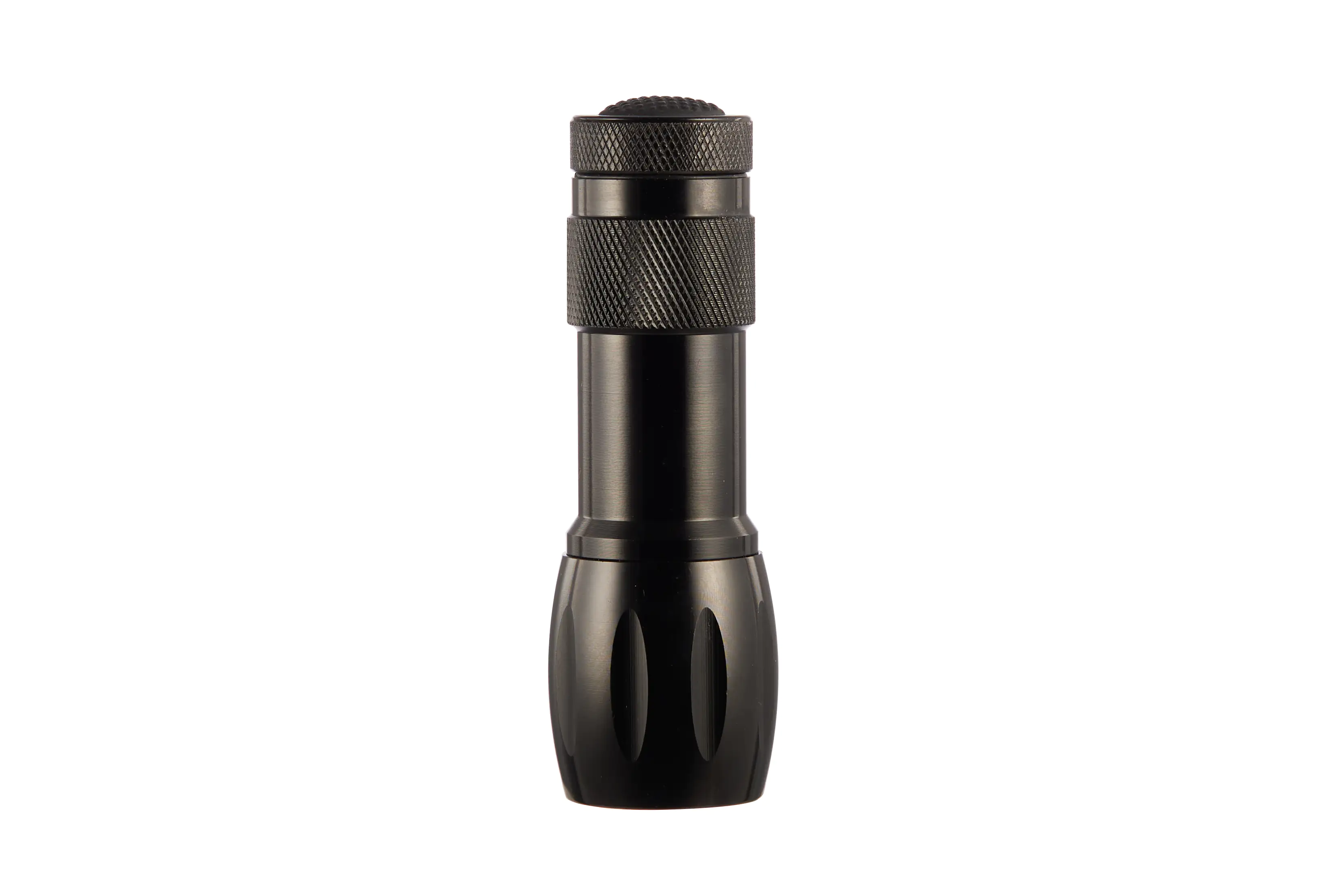 Trendline schwarze Taschenlampe mit 9 LED