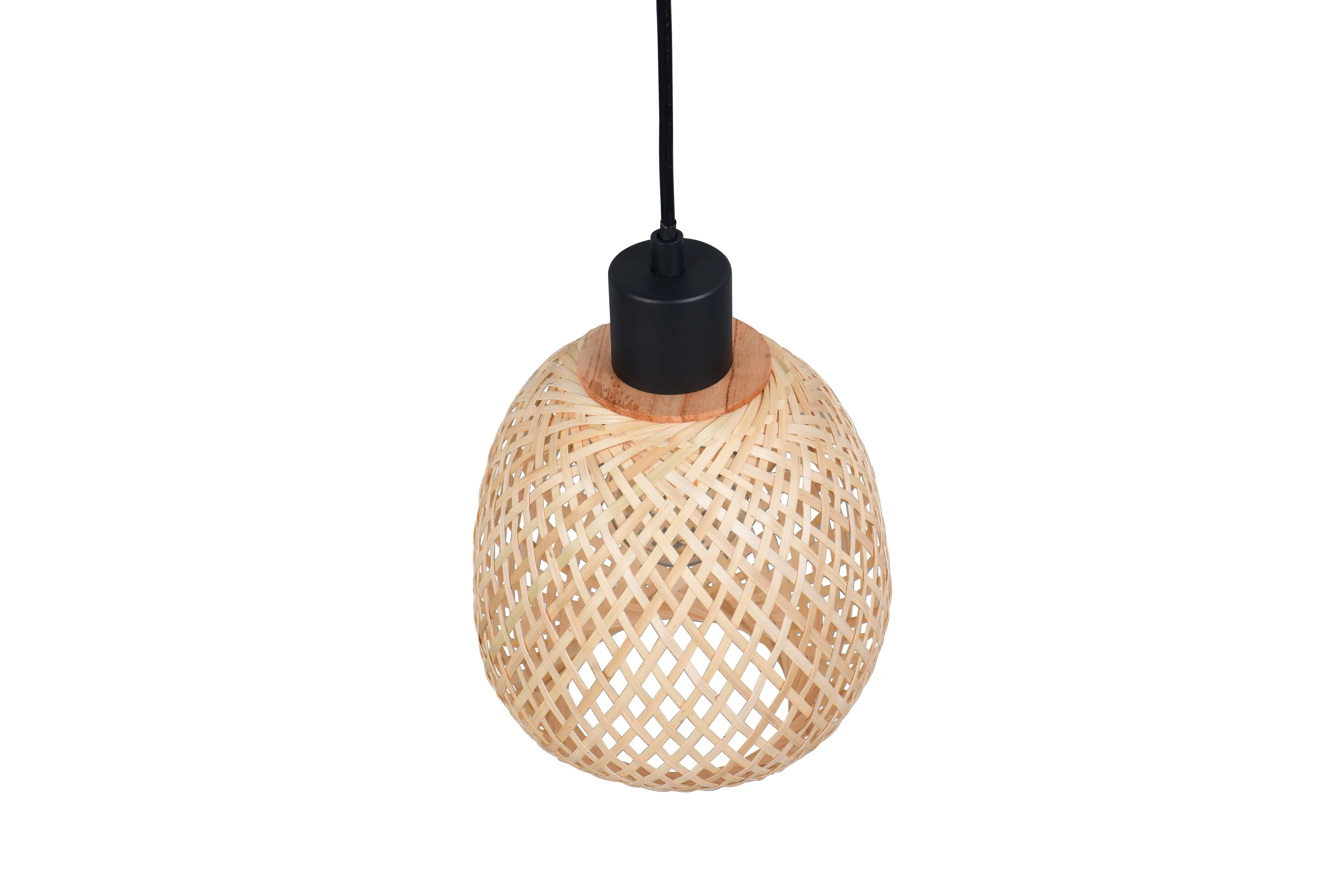 Trio Pendelleuchte Amelie Ø 18 cm schwarz matt
