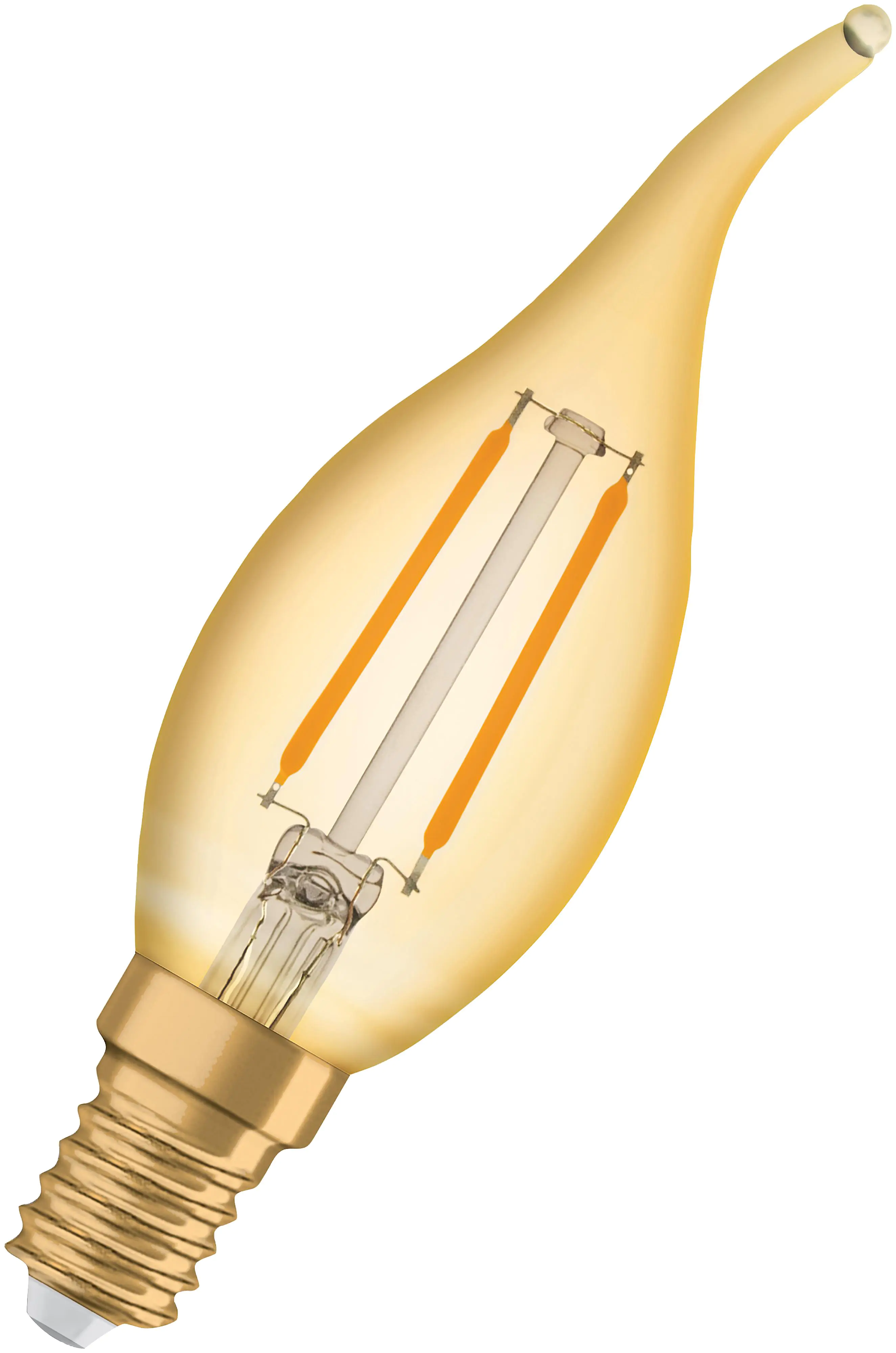 Osram LED Kerzenlampe BA22 E14 2,5 W warmweiß amber