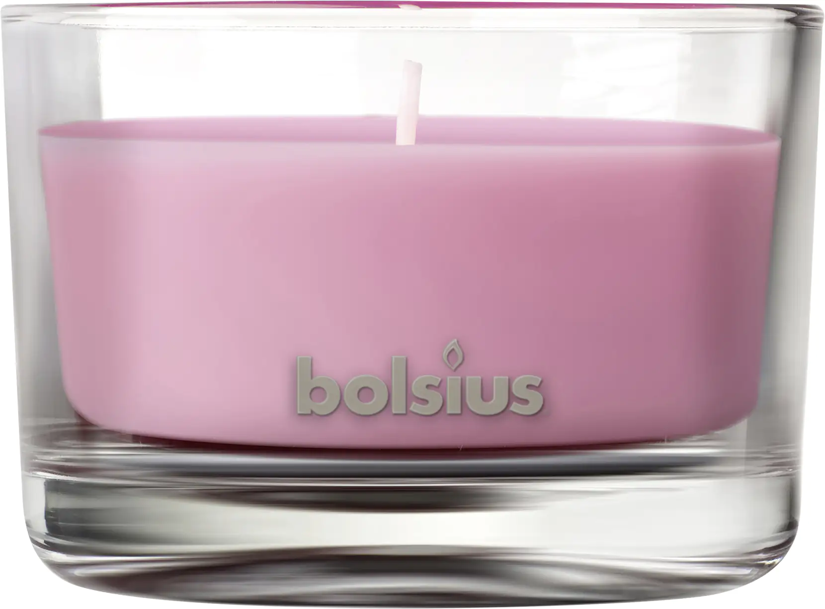 Bolsius Duftkerze im Glas Magnolie, Höhe 6 cm, Ø 9 cm