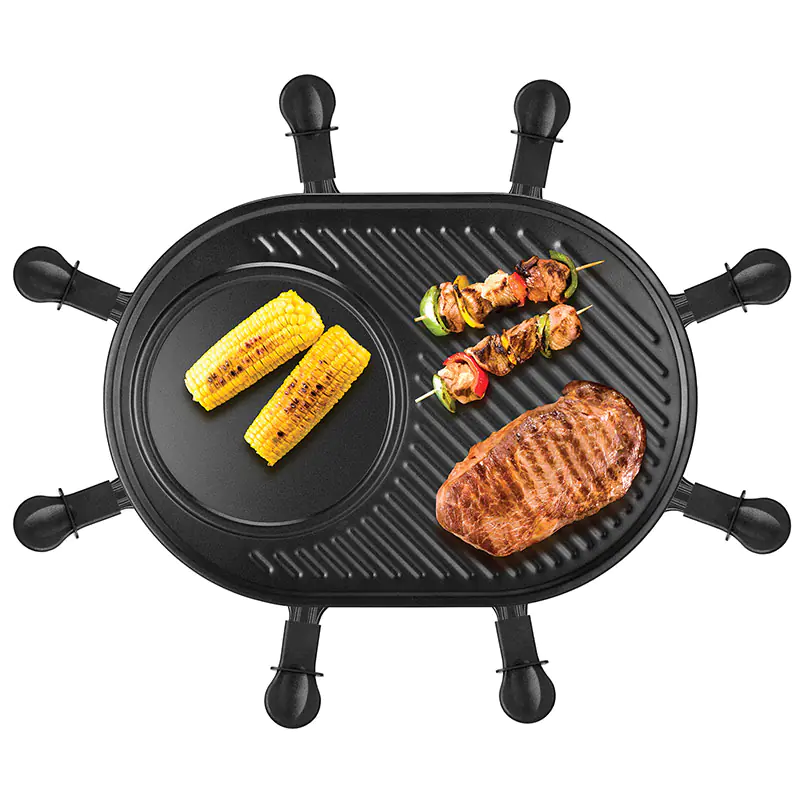 Unold Raclette Gourmet 8 Pfännchen 1.200 Watt