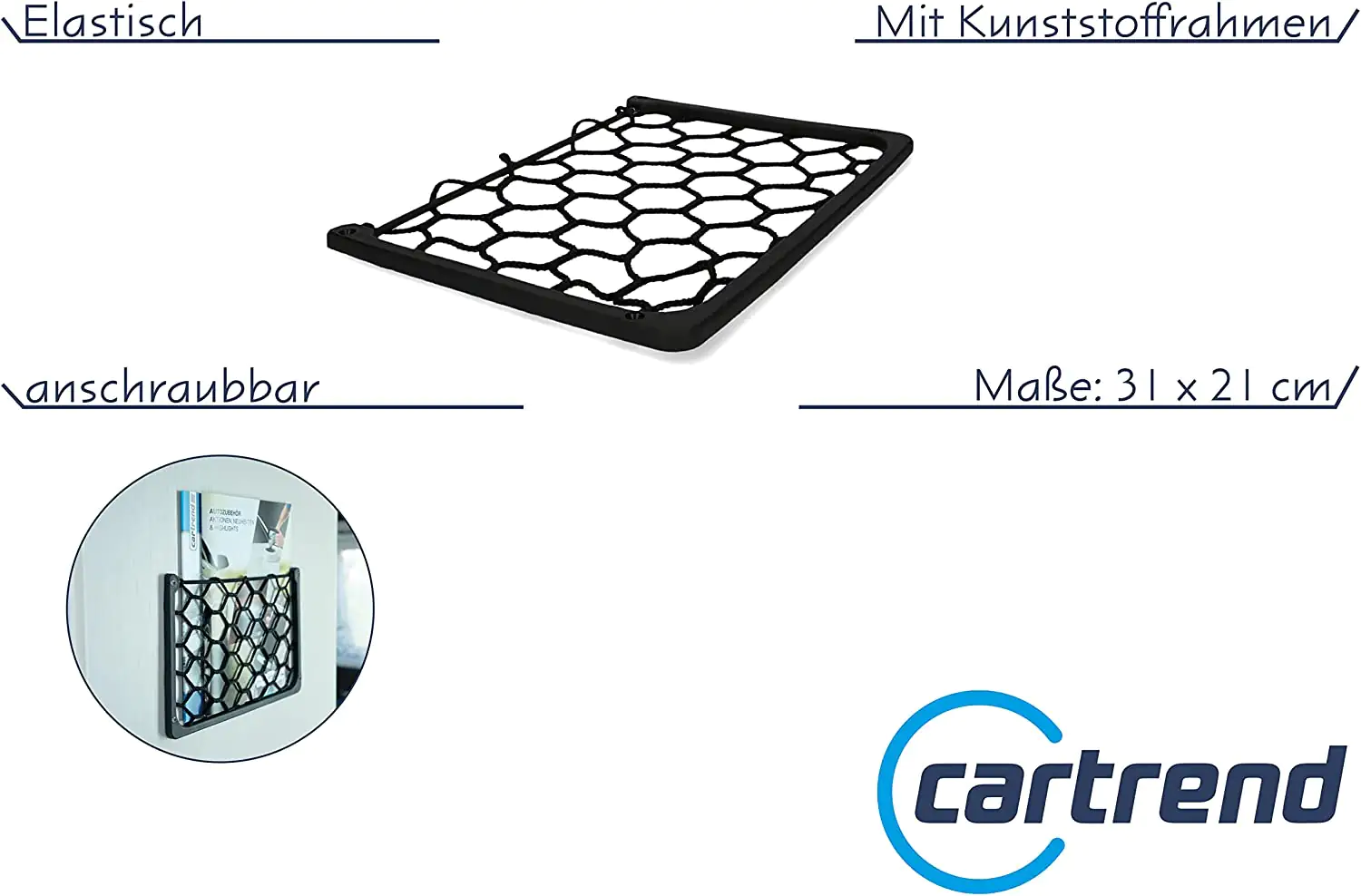Cartrend Ablagenetz elastisch 310 x 210 mm