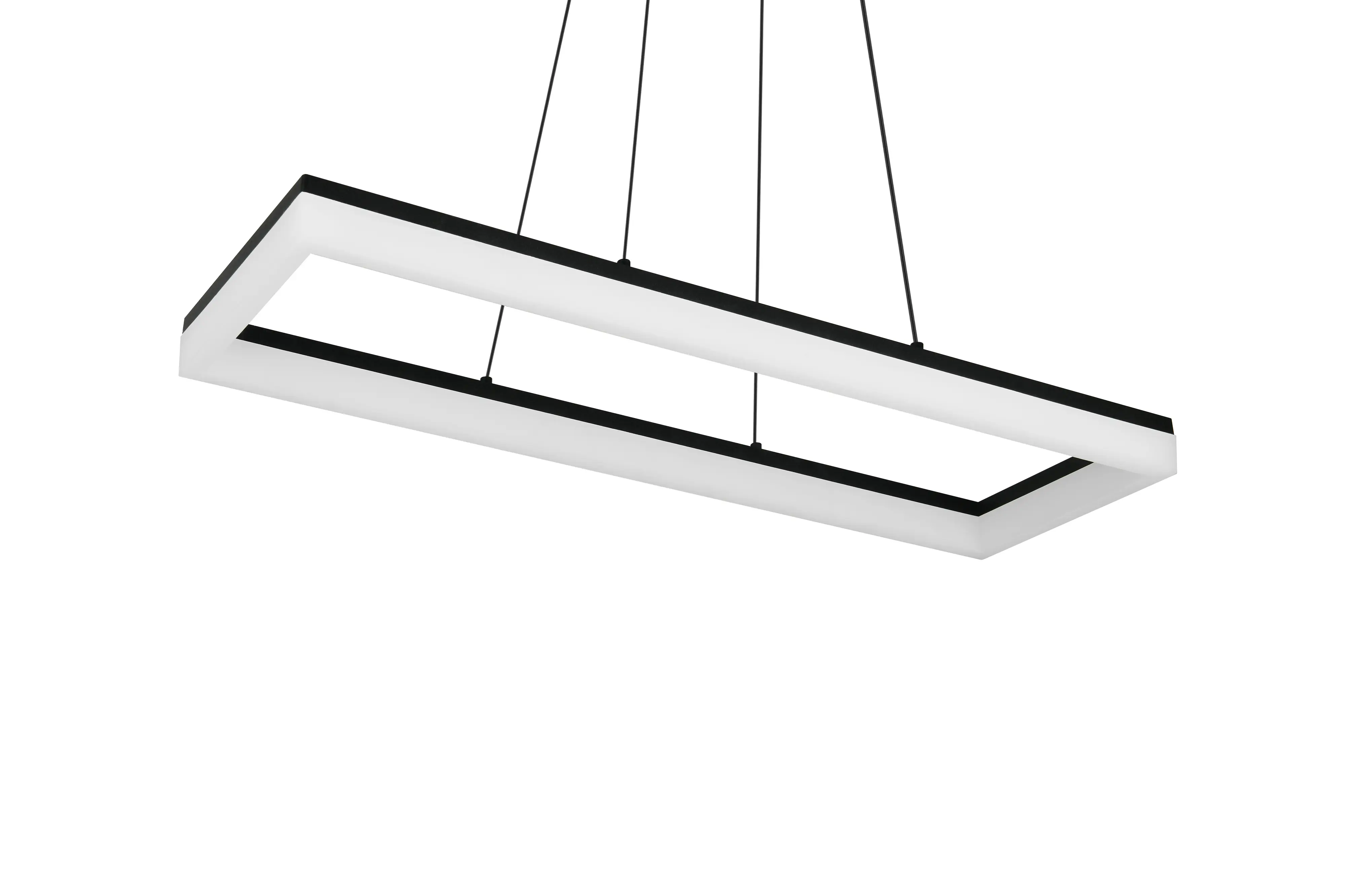 Reality LED Pendelleuchte Camino 150 cm schwarz matt 27 W warmweiß