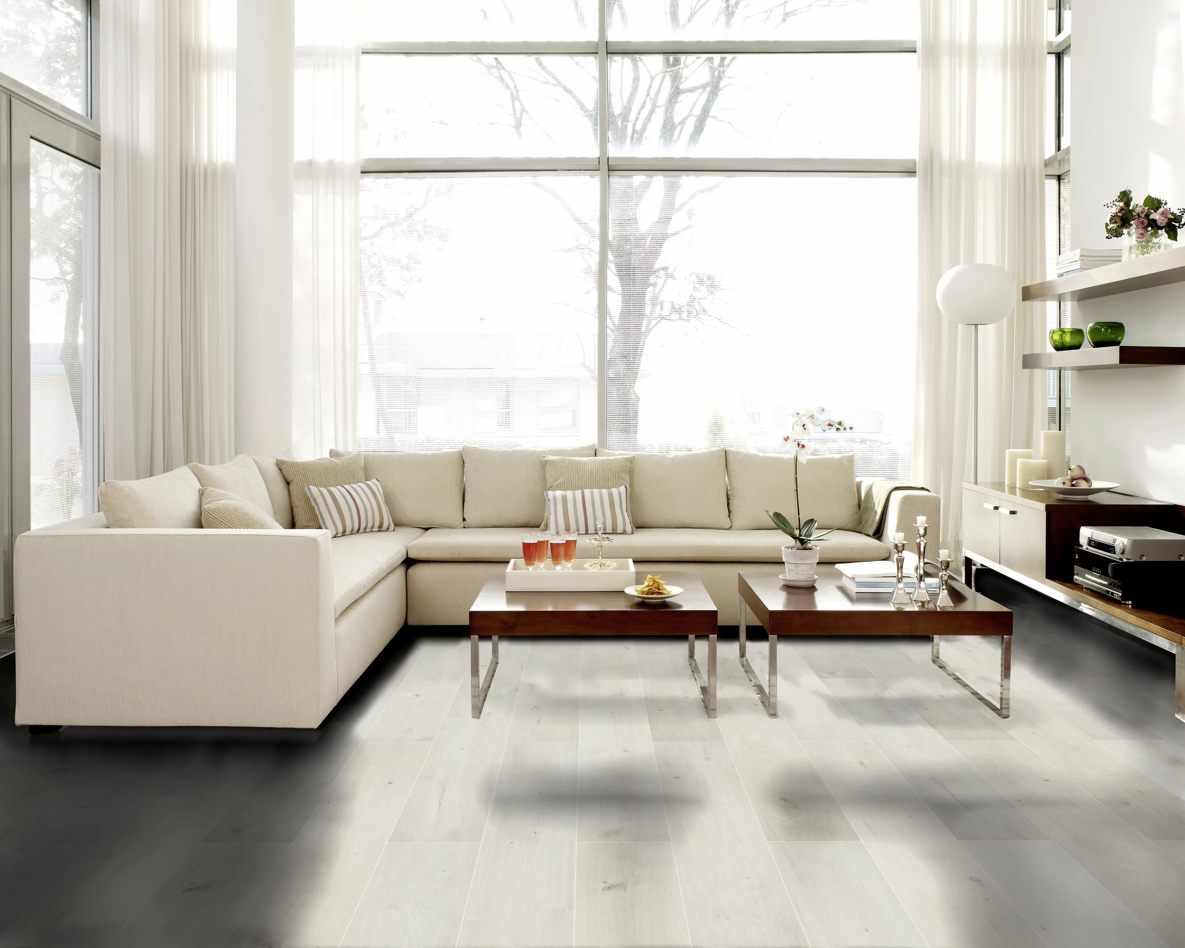 Classen Laminat Megaloc Aquaprotect 128,5 x 19,2 cm 8 mm Oak white mix