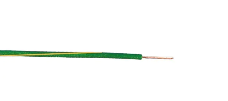 PVC-Aderleitung H07V-U 10 - 5 Meter, grün/gelb