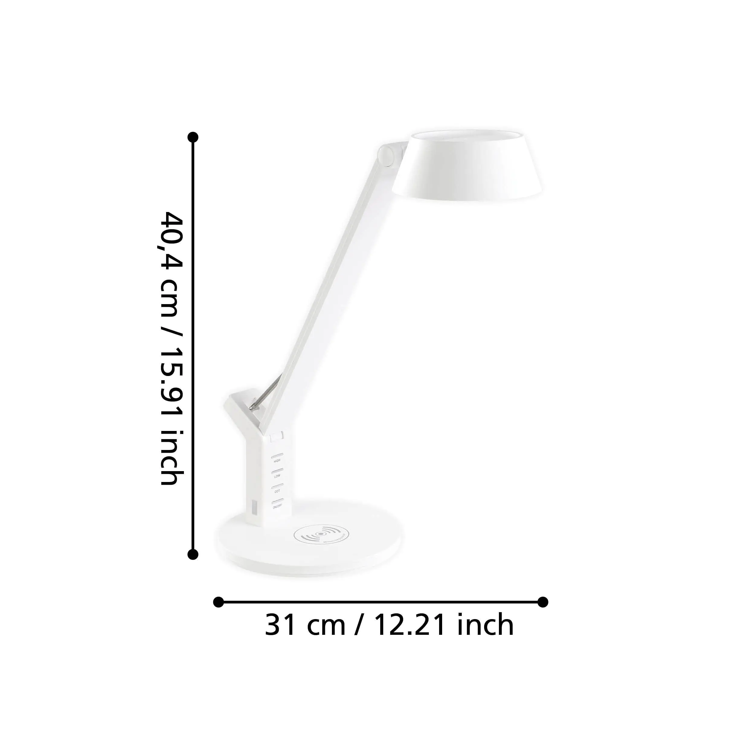 Eglo Led CCT Tischleuchte Banderalo weiß dimmbar mit Ladefunktion