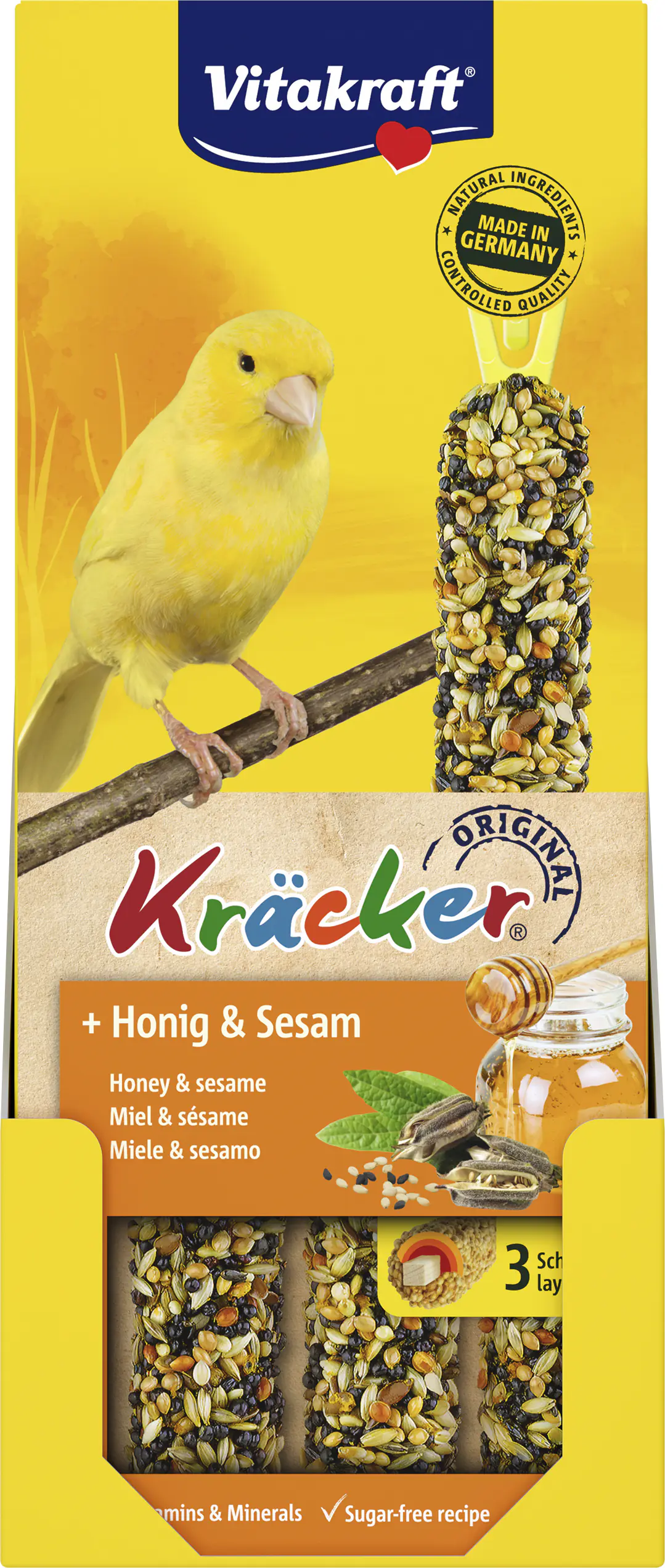 Vitakraft Kräcker® Honig & Sesam 3 Stück / 90 g