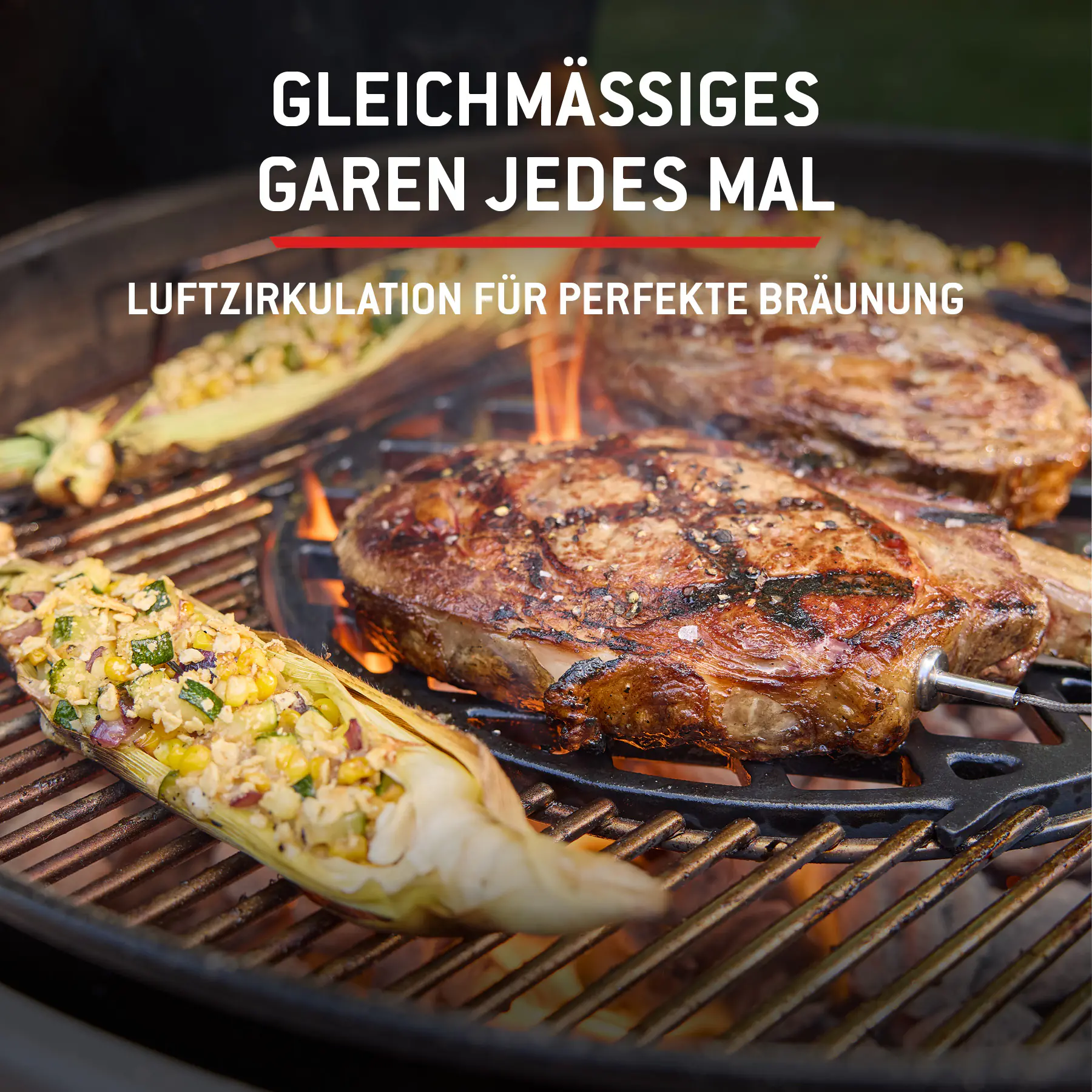 Weber Holzkohlegrill Performer Premium Smart Ø 57 cm