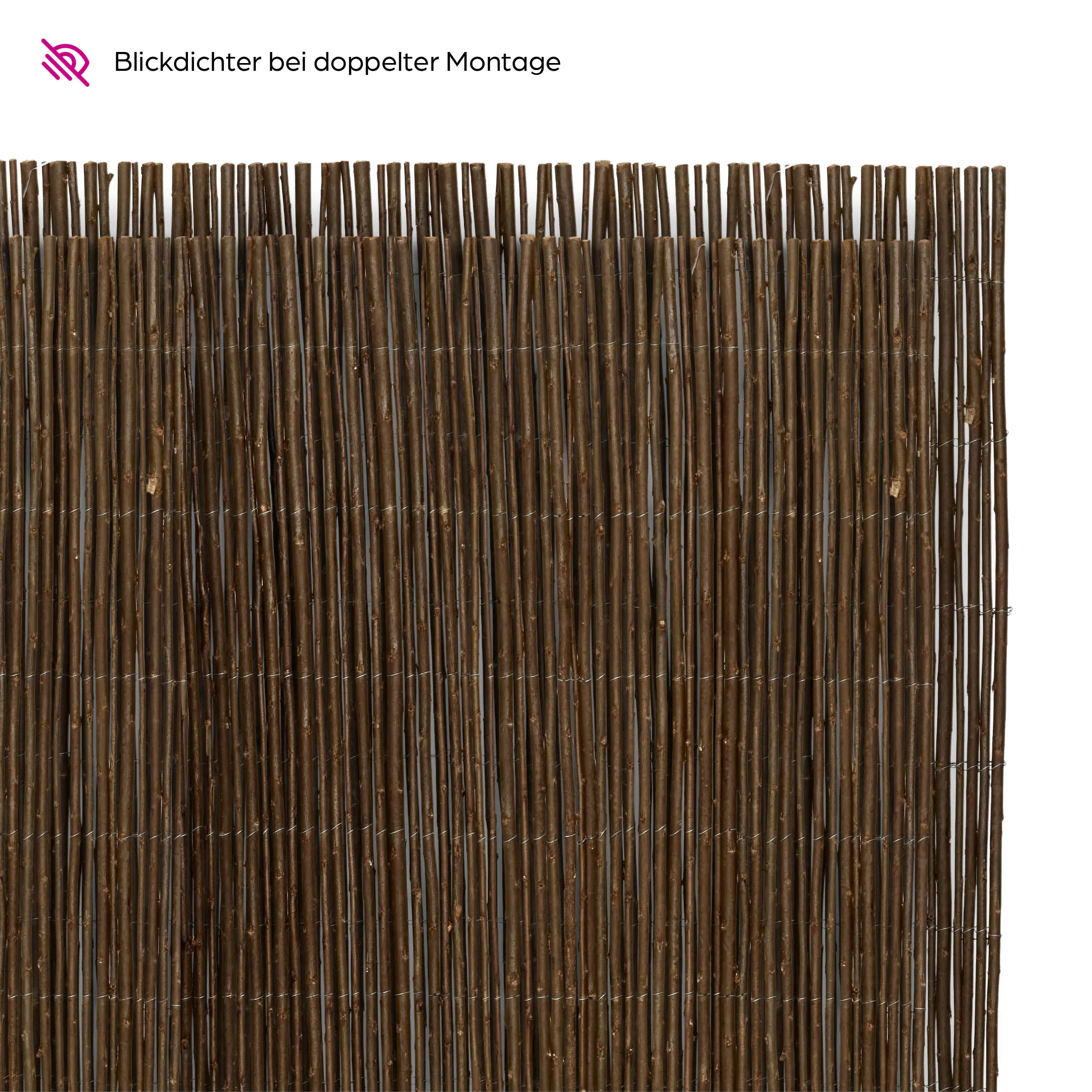 Weidenmatte 1,5 x 3 m