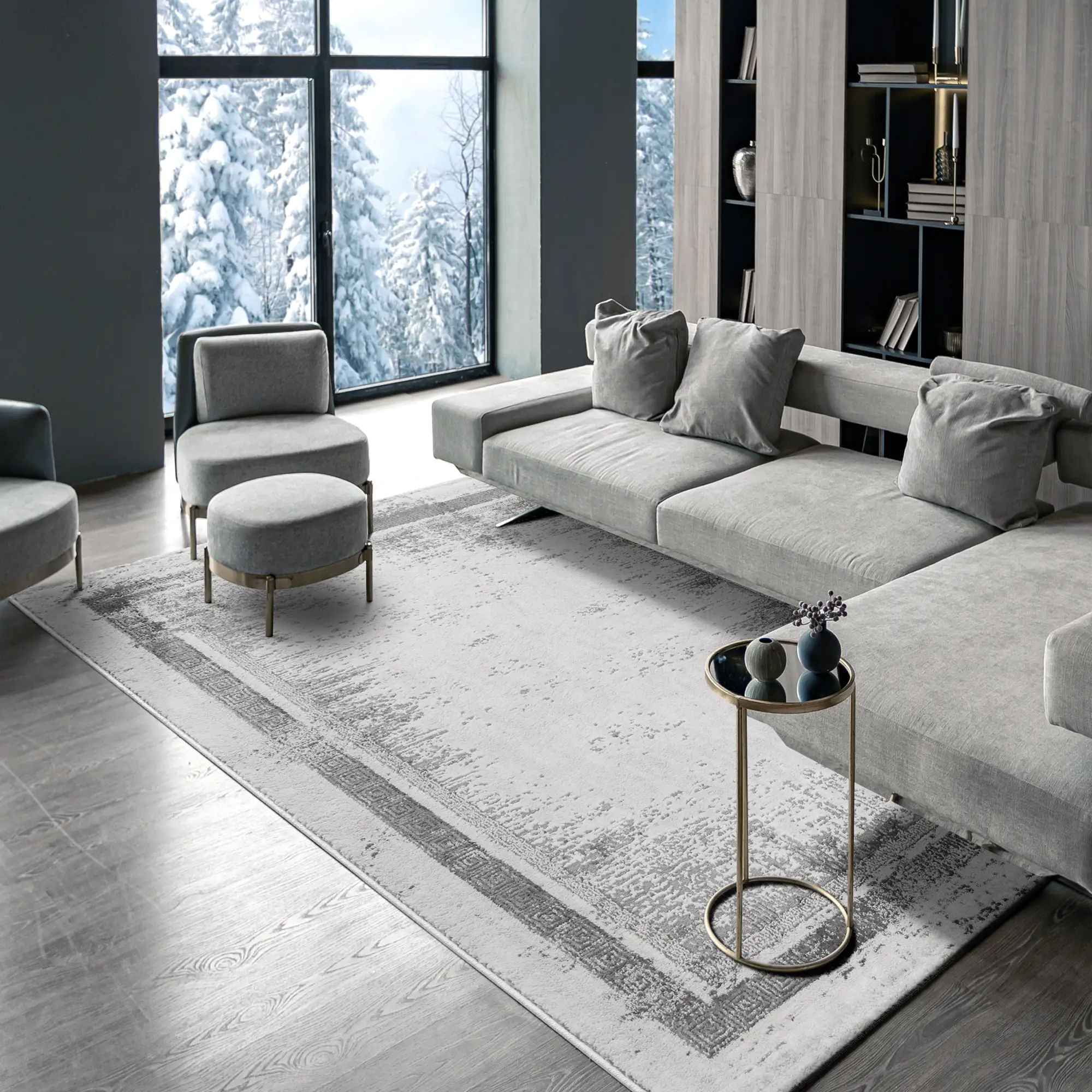 Teppich Lexa 2000, grey, 120 x 170 cm