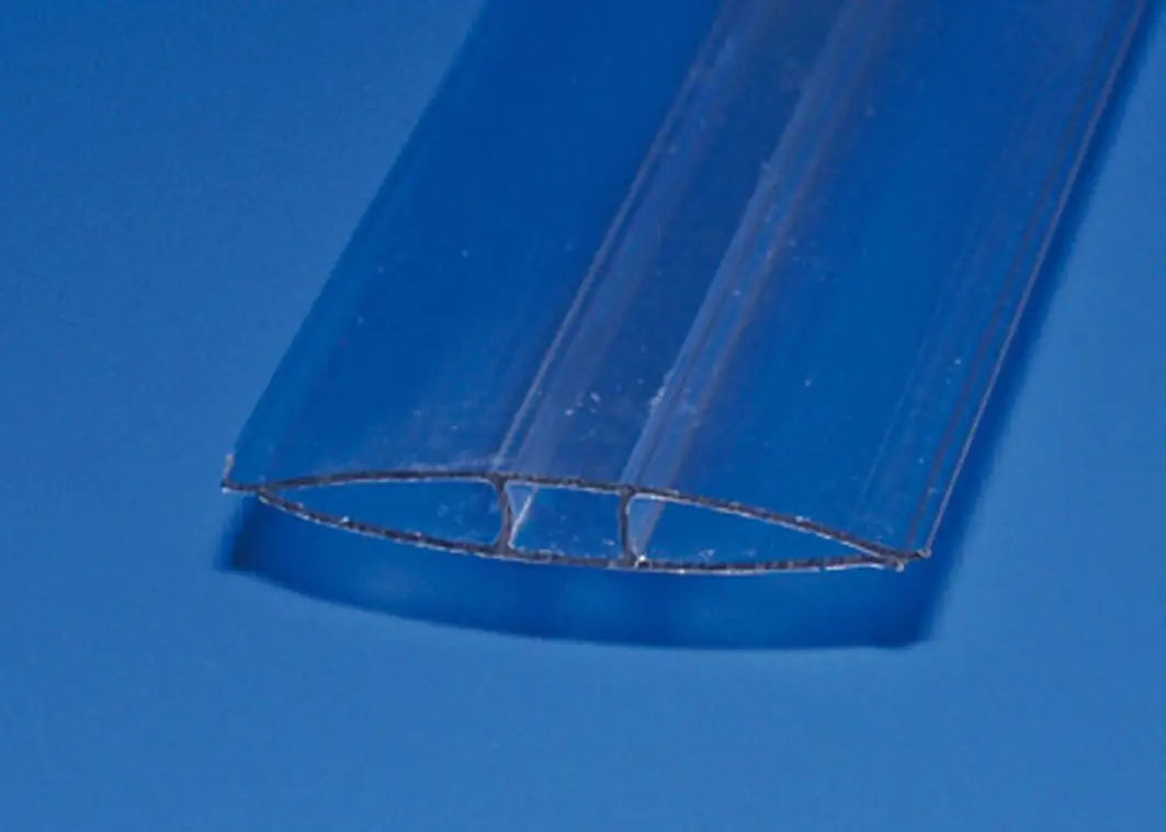 Gutta Polycarbonat H-Profil 250 cm 6 mm klar