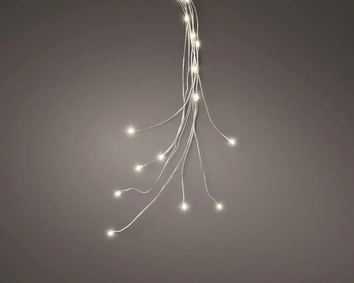 Kaemingk Micro LED Bündel Lichterkette mit 96 Lichter warmweiß 110 cm