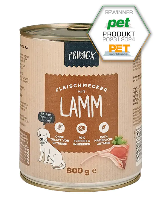 Primox Hundenassfutter Adult getreidefrei 800 g Lamm