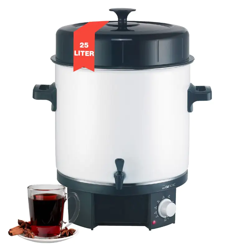 Clatronic Glühwein und Einkochautomat EKA 3338, 25 Liter Tankinhalt