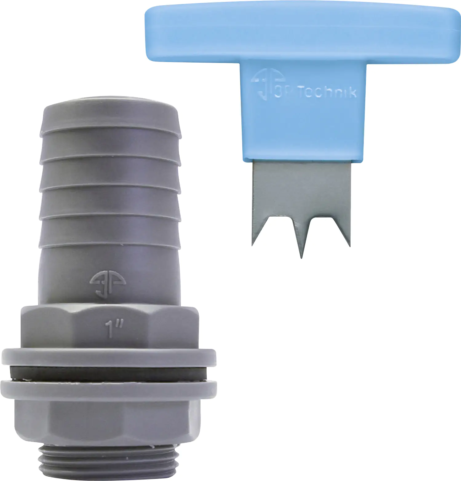 Prosperplast Schlauchtülle Arves 32 mm (1") grau