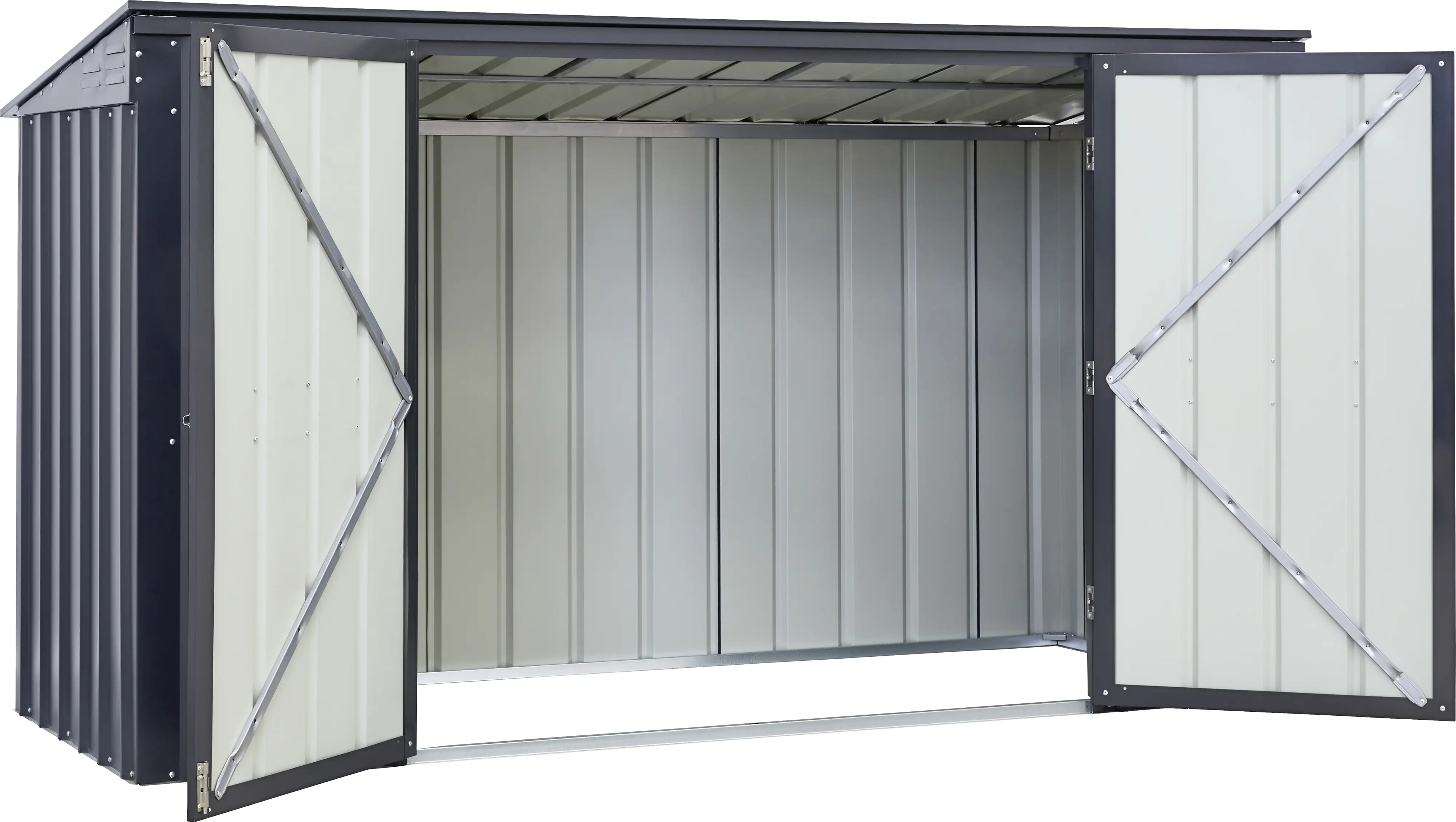 Globel Mülltonnenbox  Easy 73 233 x 75 cm anthrazit