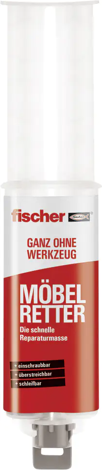Fischer Möbelretter Die schnelle Reparaturmasse.