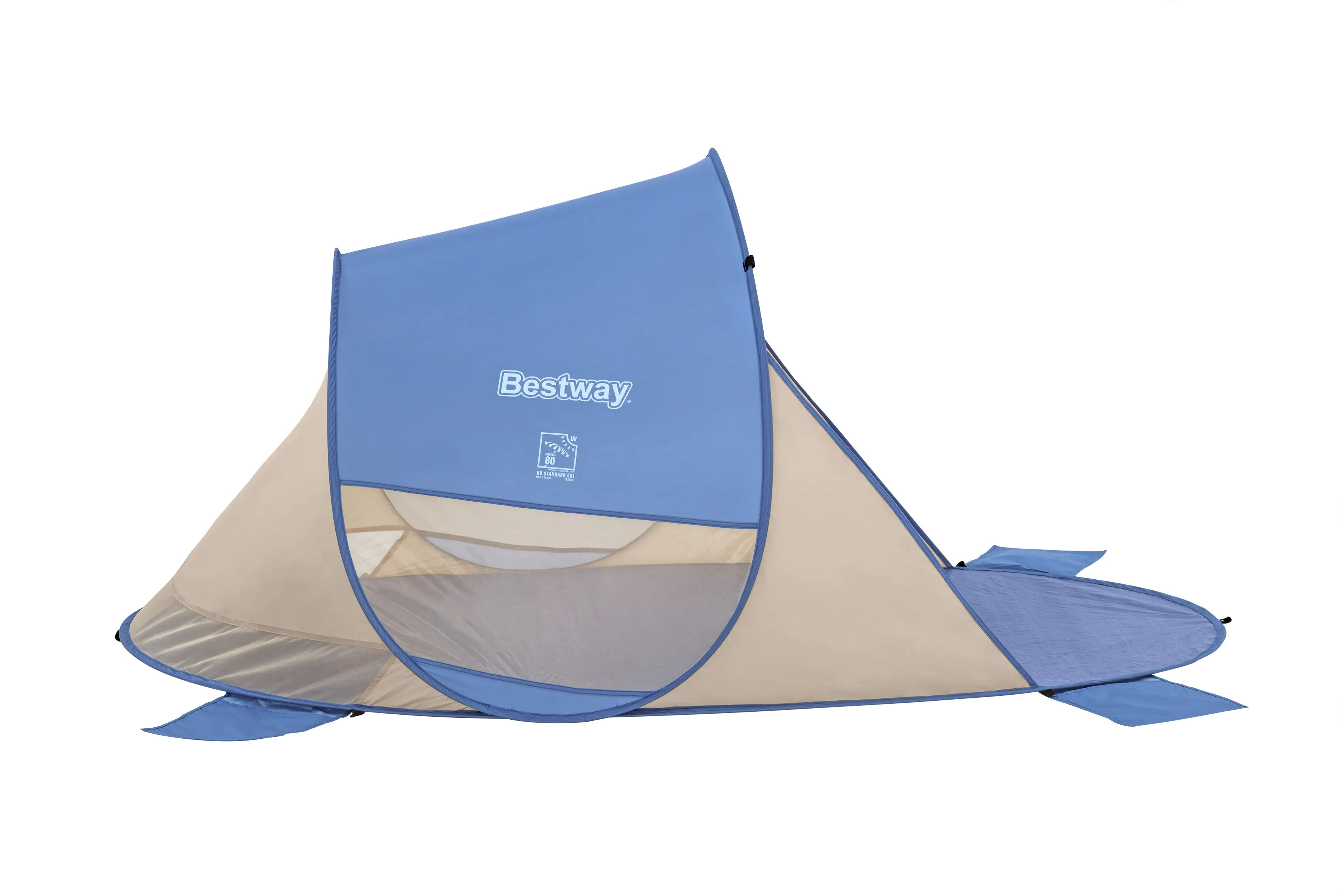 Bestway Zelt Strandmuschel Beach Quick 2 blau 200 x 120 x 90 cm