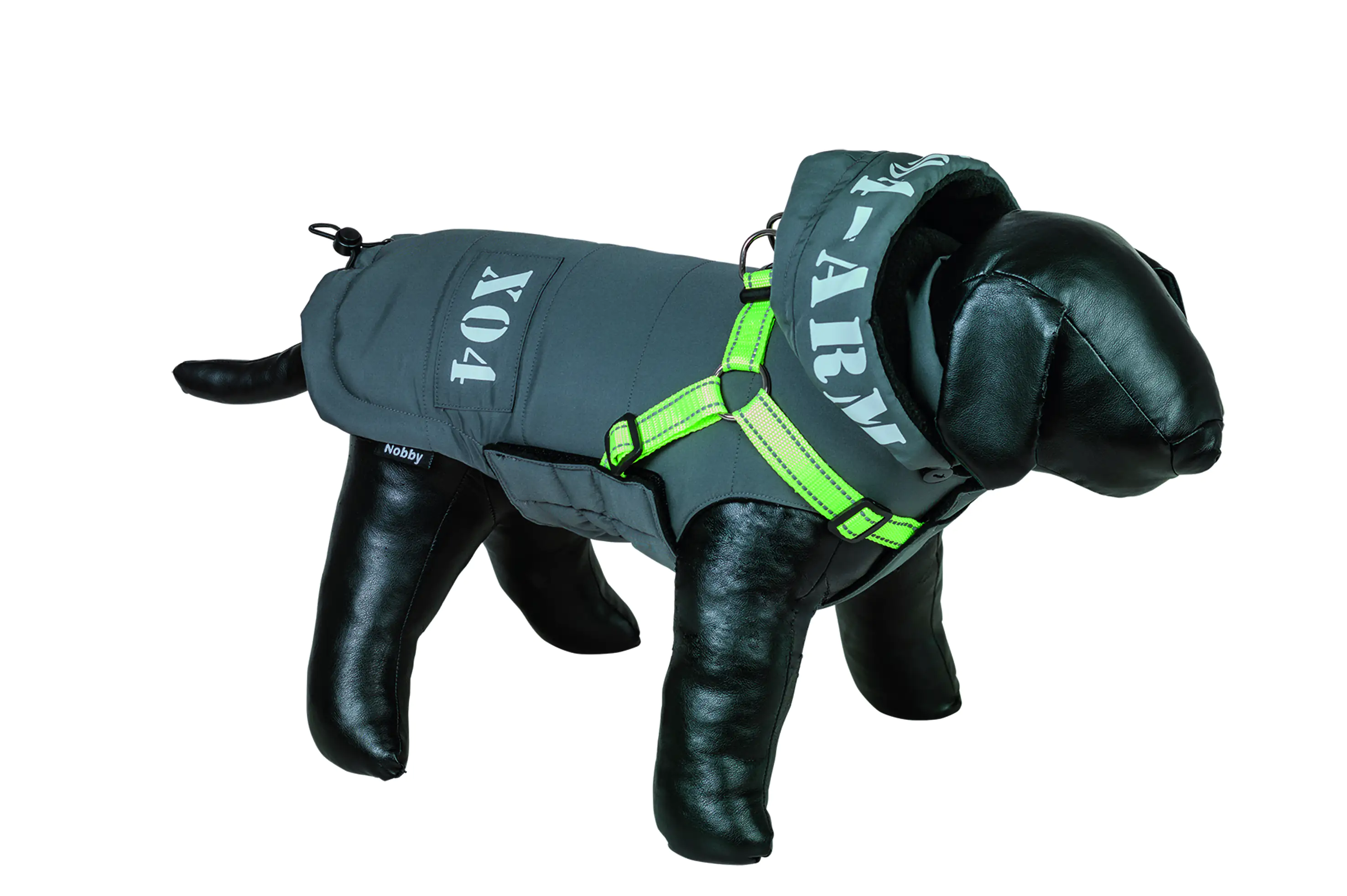 Nobby Hundemantel X04 2 in 1 grau