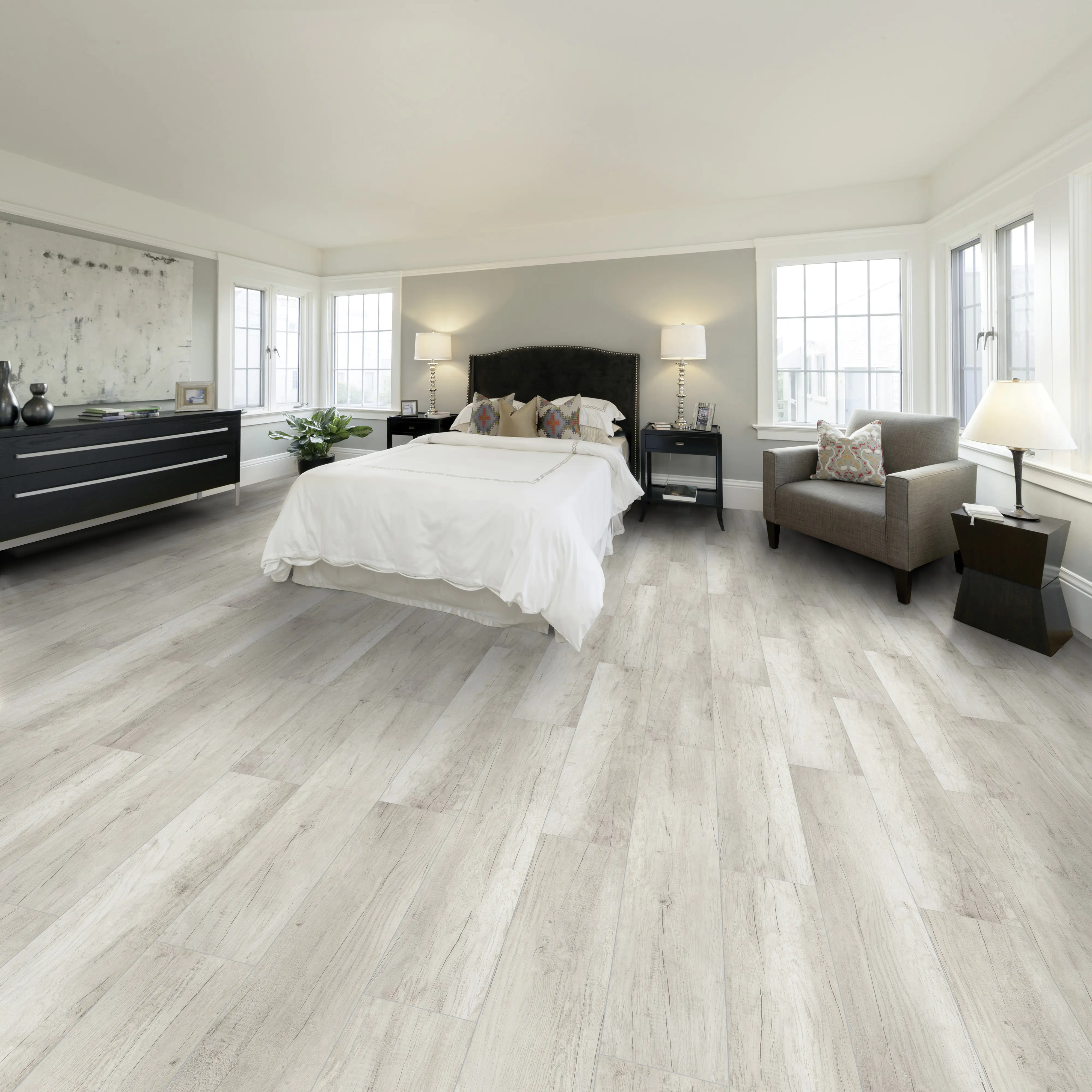 Classen Laminat Megaloc Aquaprotect 128,5 x 19,2 cm 8 mm Oak light grey