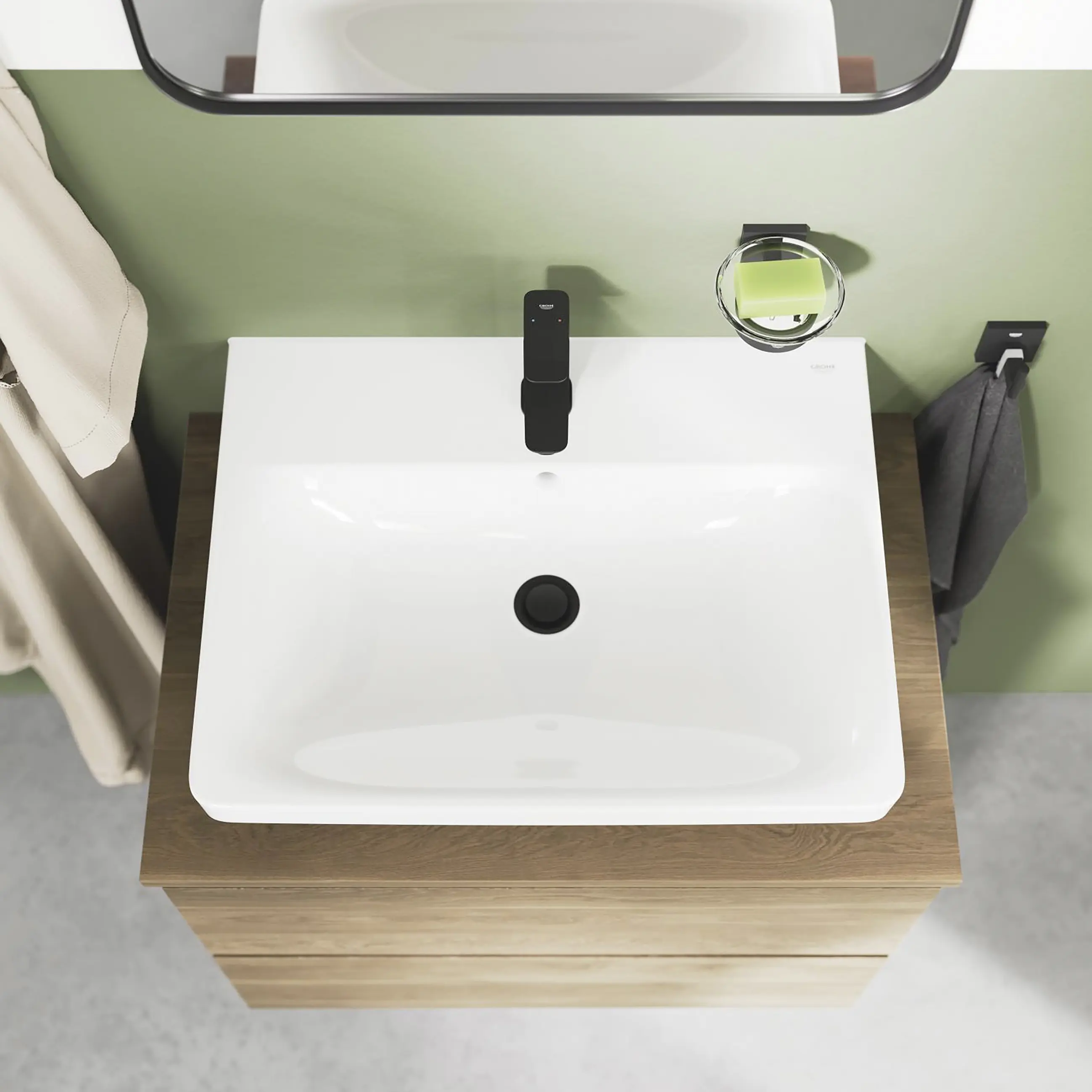 Grohe Waschtischarmatur Dice M-Size schwarz matt