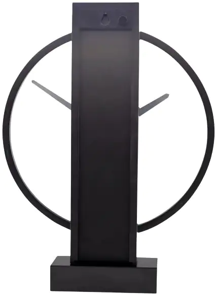 Nextime Tisch- Wanduhr Carl Small 34 x 27 cm schwarz
