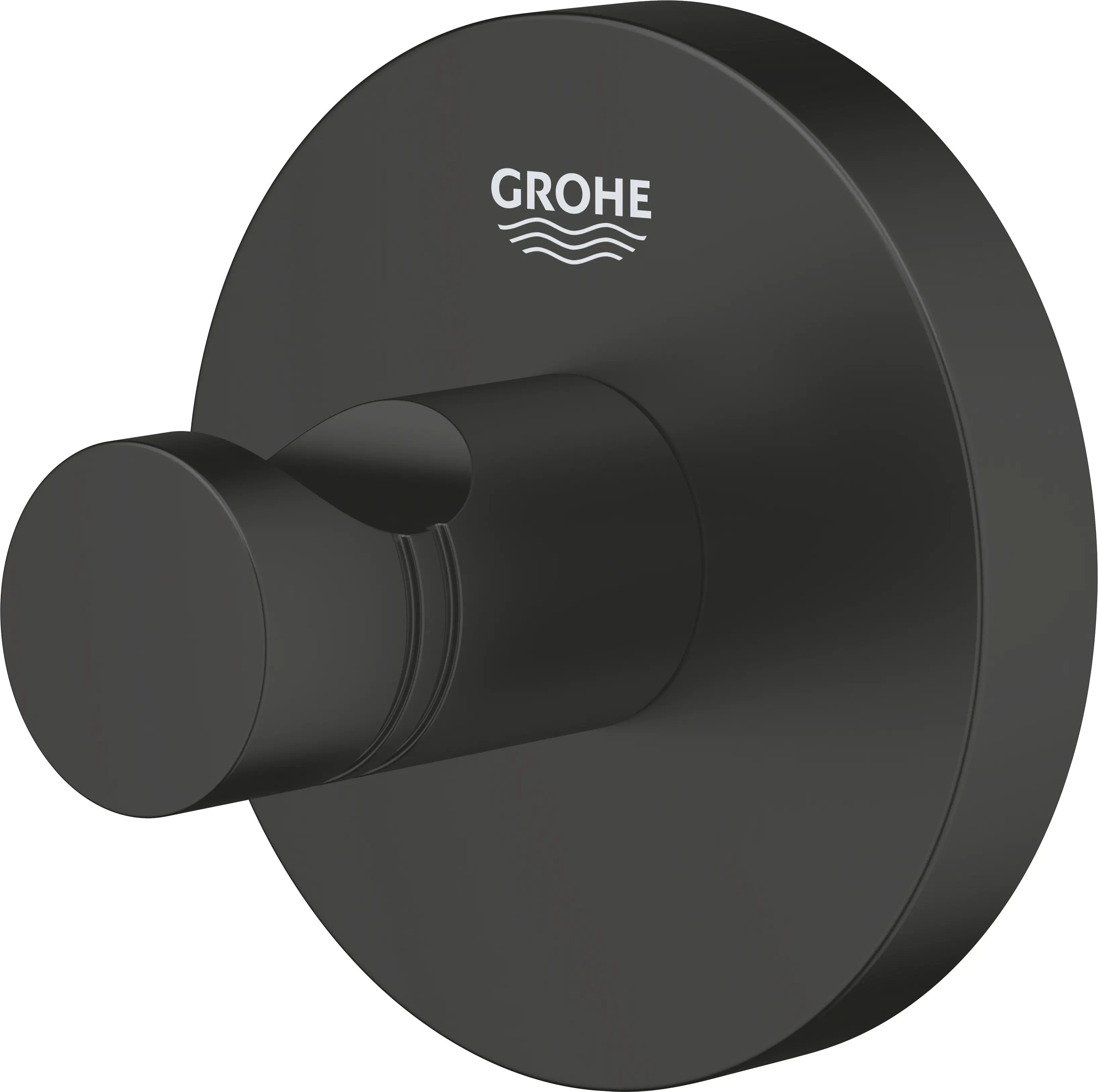Grohe Start Bademantelhaken matt black klebbar