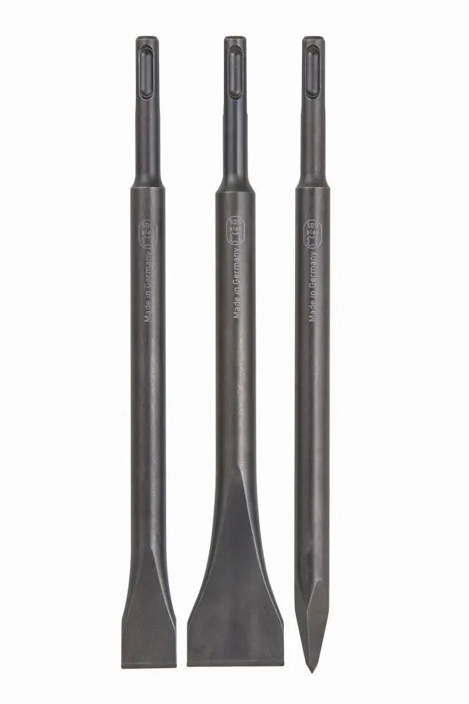 Wolfcraft Meißel-Set Länge 250 mm SDS plus 3-teilig