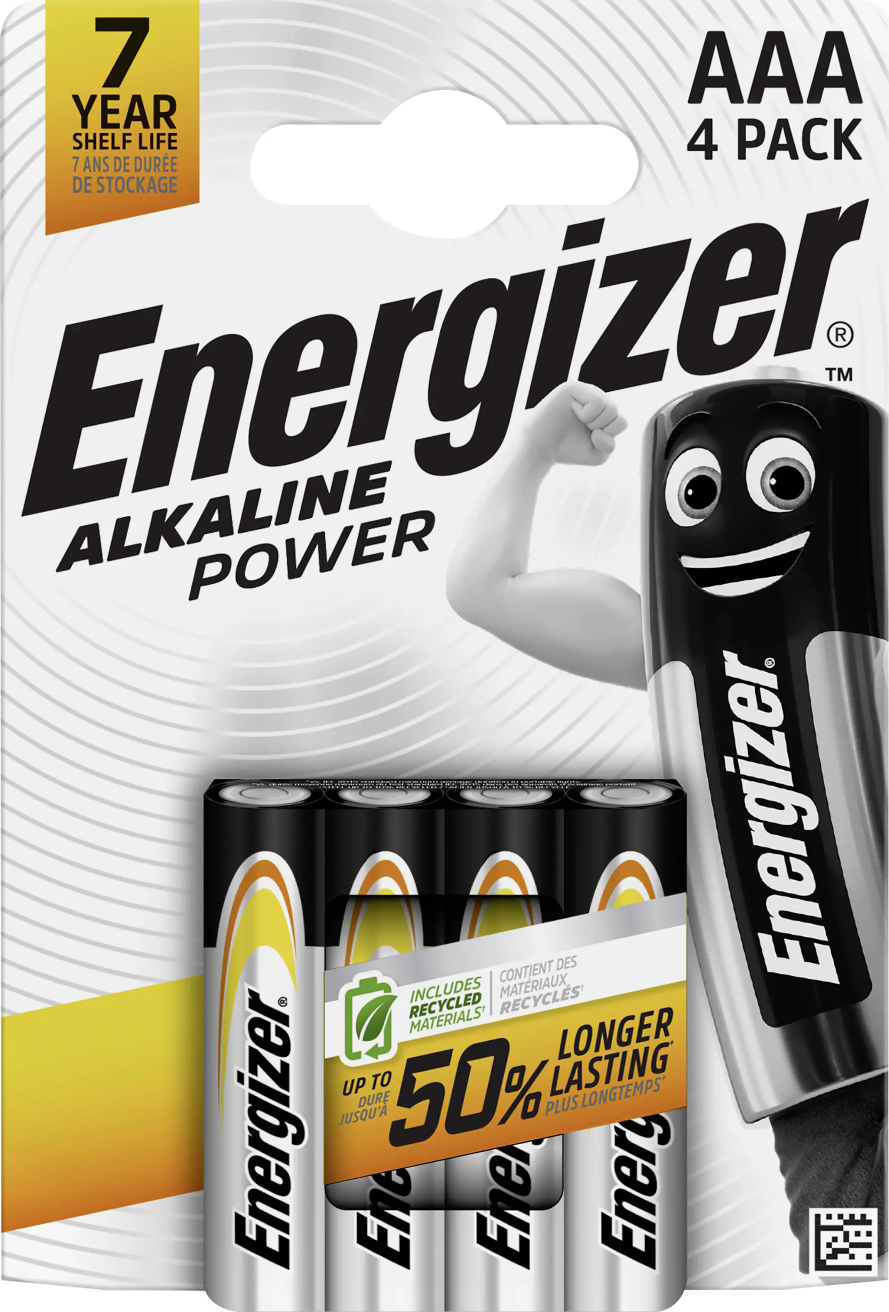 Energizer Alkaline Power Micro AAA 1,5 V, 4er Pack
