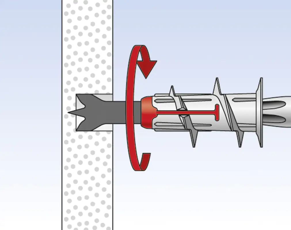 Fischer Gipskartondübel DuoBlade 44 mm - 40 Stück