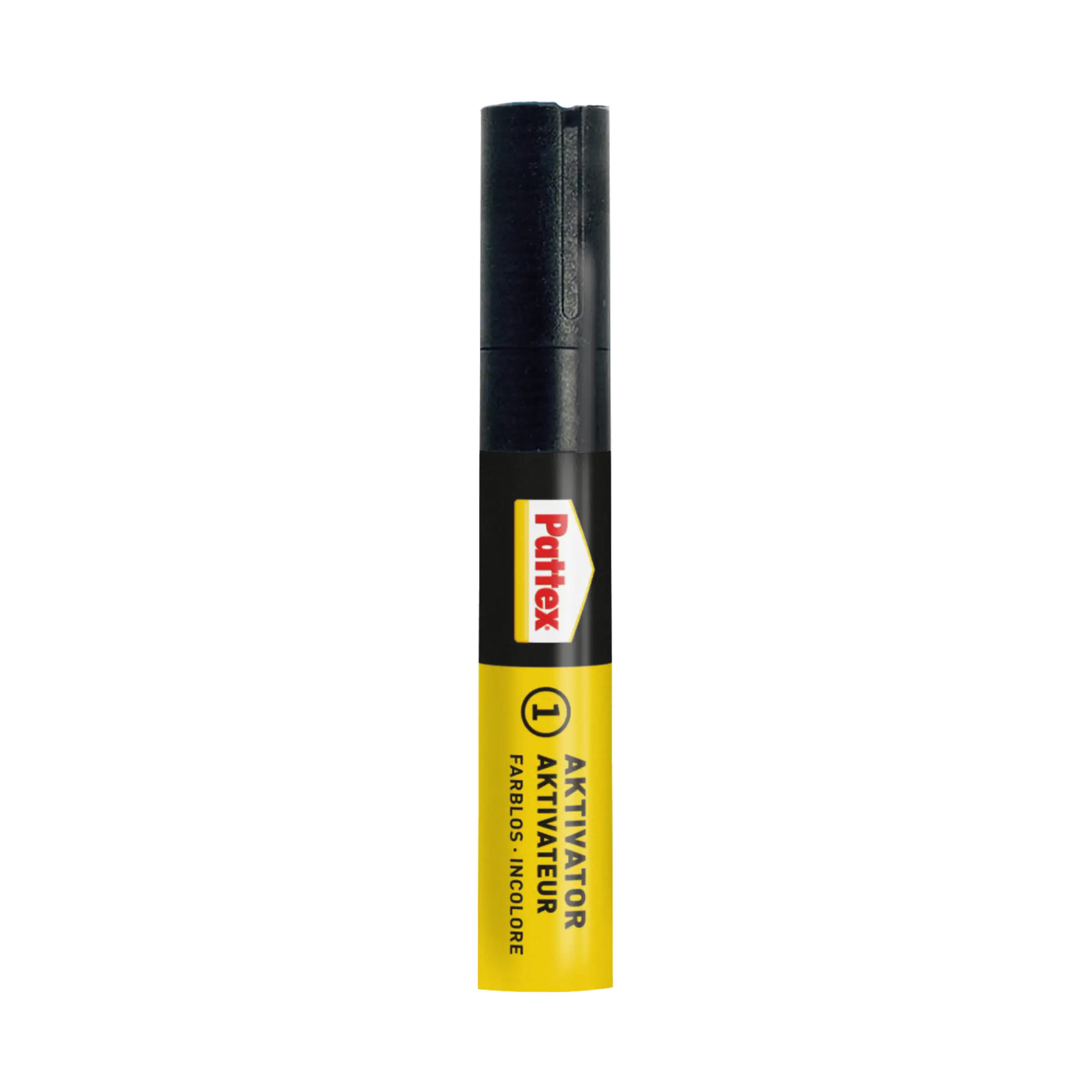 Pattex Sekundenkleber Plastix Flüssig 2 g + 4 ml Aktivator Stift, klar & farblos