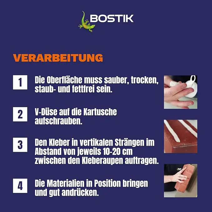 Bostik Montagekleber Mamut Glue 450 g weiß
