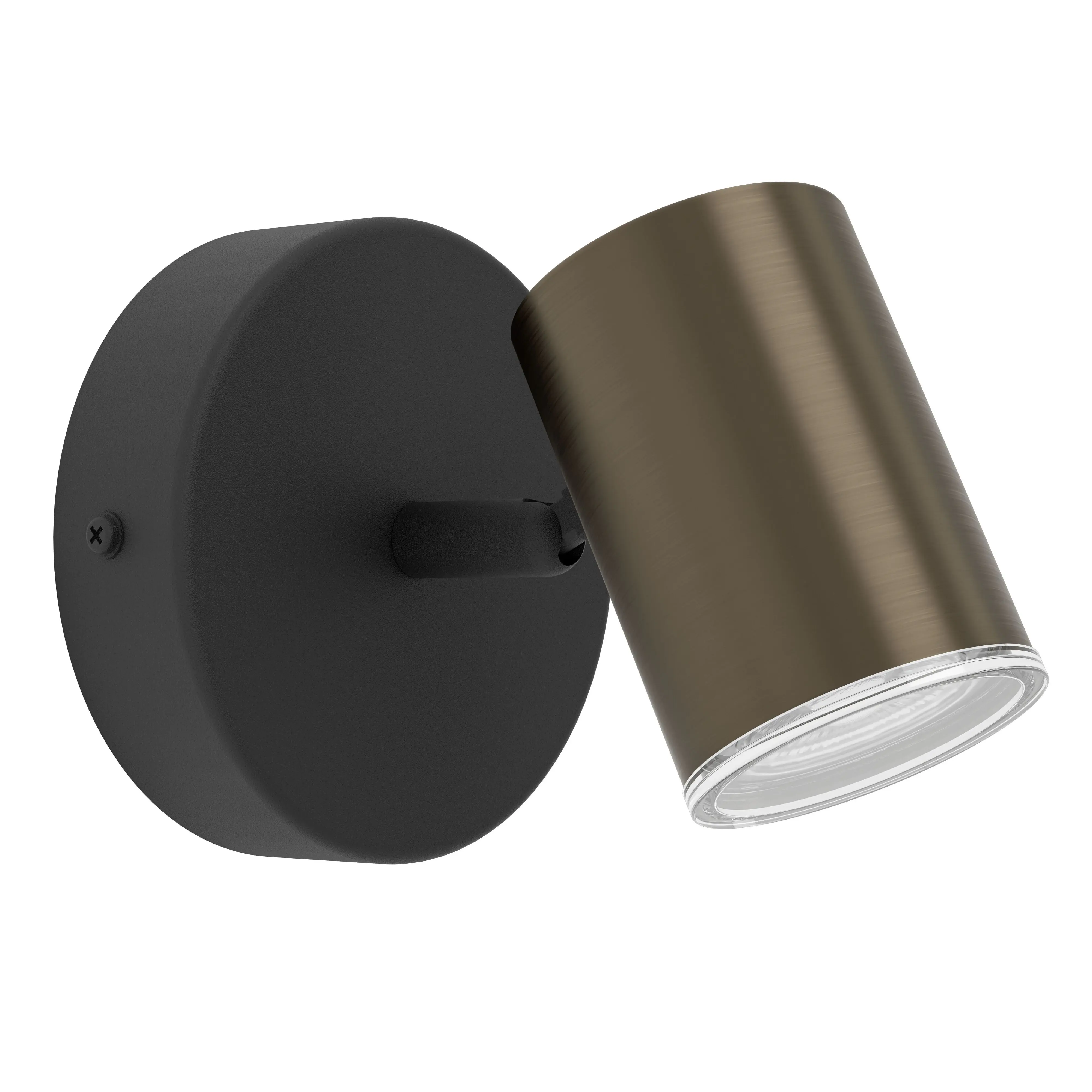 Eglo Wandspot Consuma schwarz/bronze 1er GU10