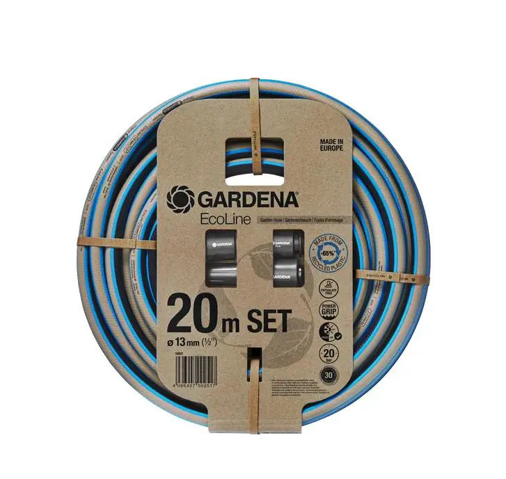 Gardena Gartenschlauch Set EcoLine, 20 m, Anschlussstücke