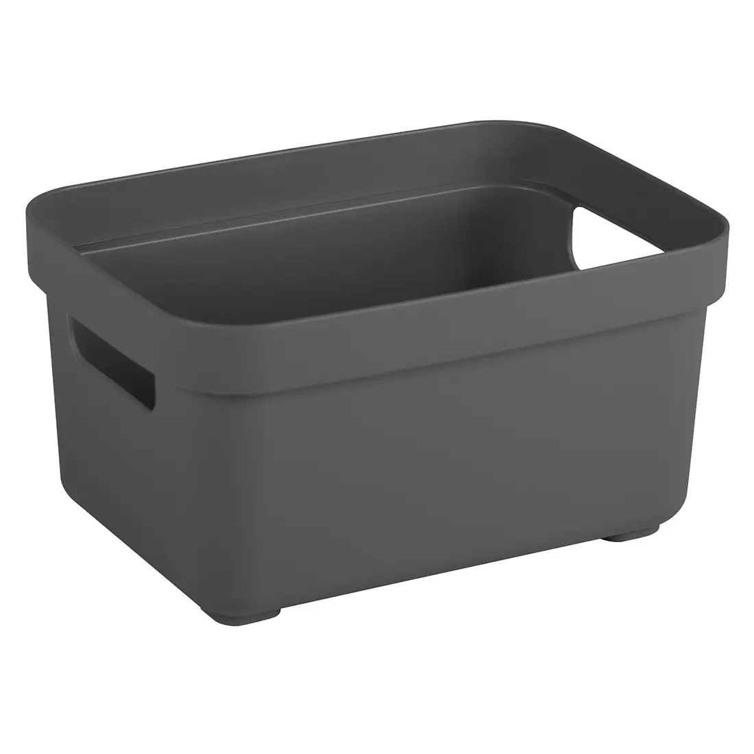 Sunware Aufbewahrungsbox Sigma Home mit Griffen 18 x 13 cm 2,5 L anthrazit