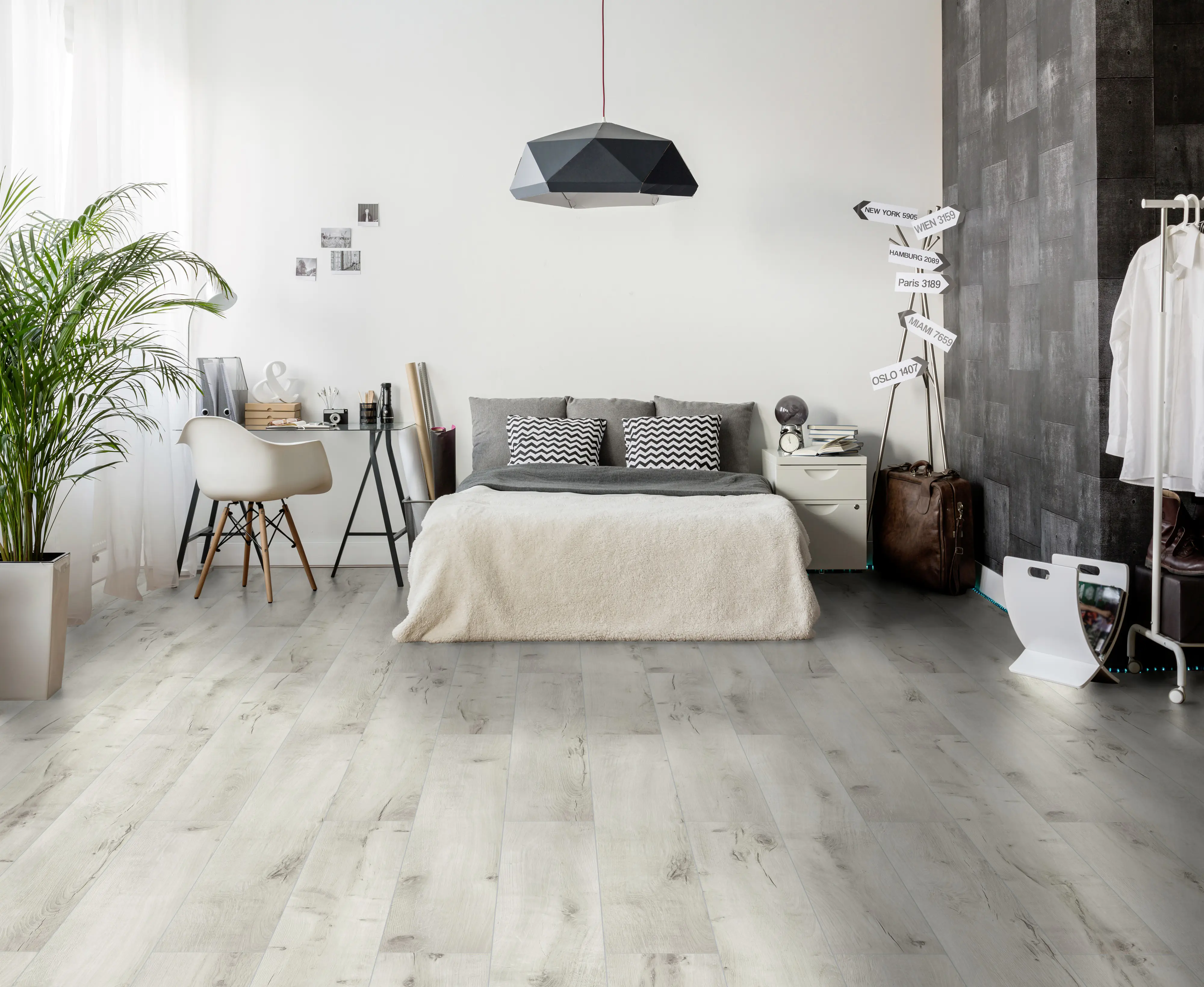 Classen Laminat Megaloc Aquaprotect 128,5 x 19,2 cm 8 mm Oak creme