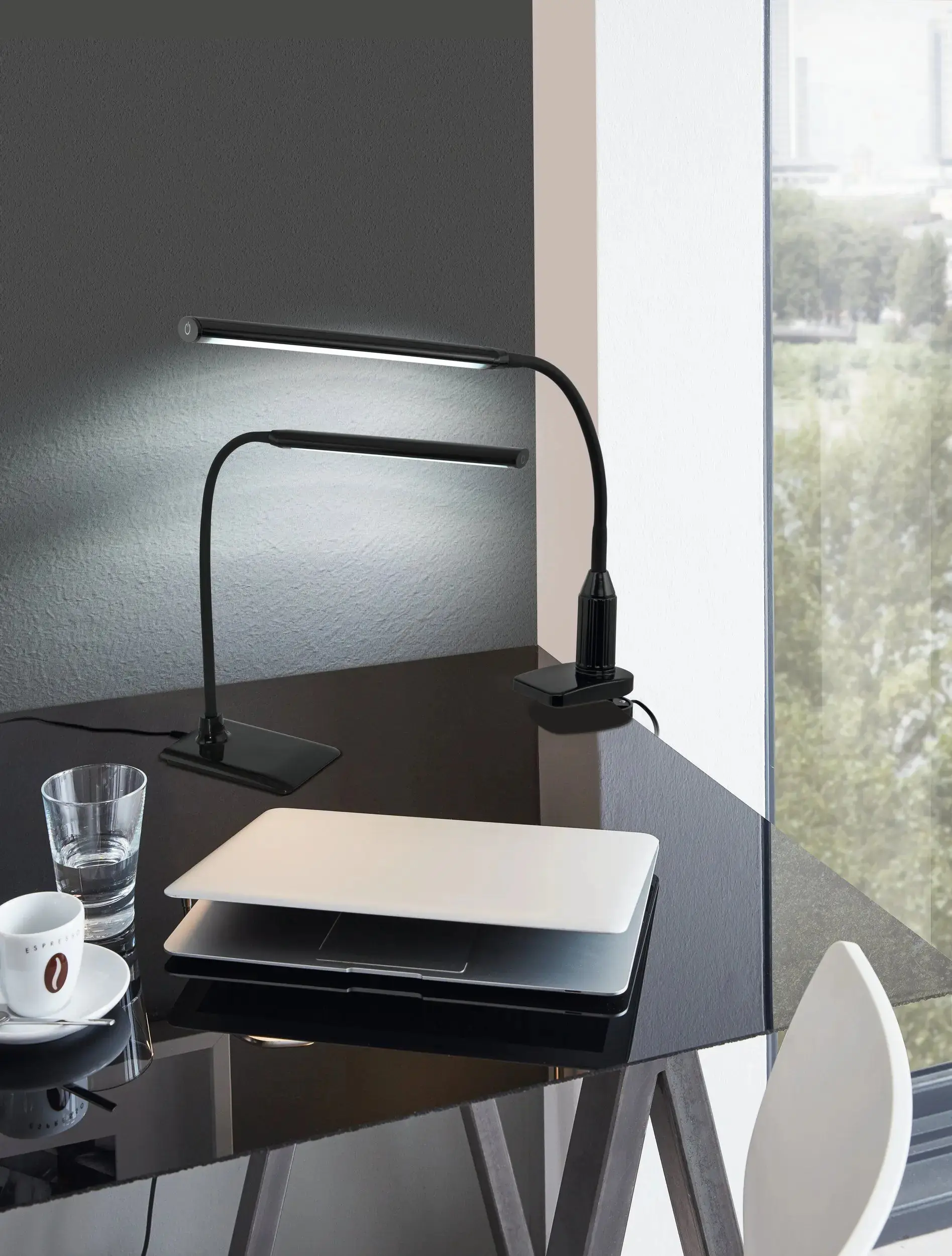 Eglo LED Klemmleuchte Laroa 4,2W schwarz neutralweiß