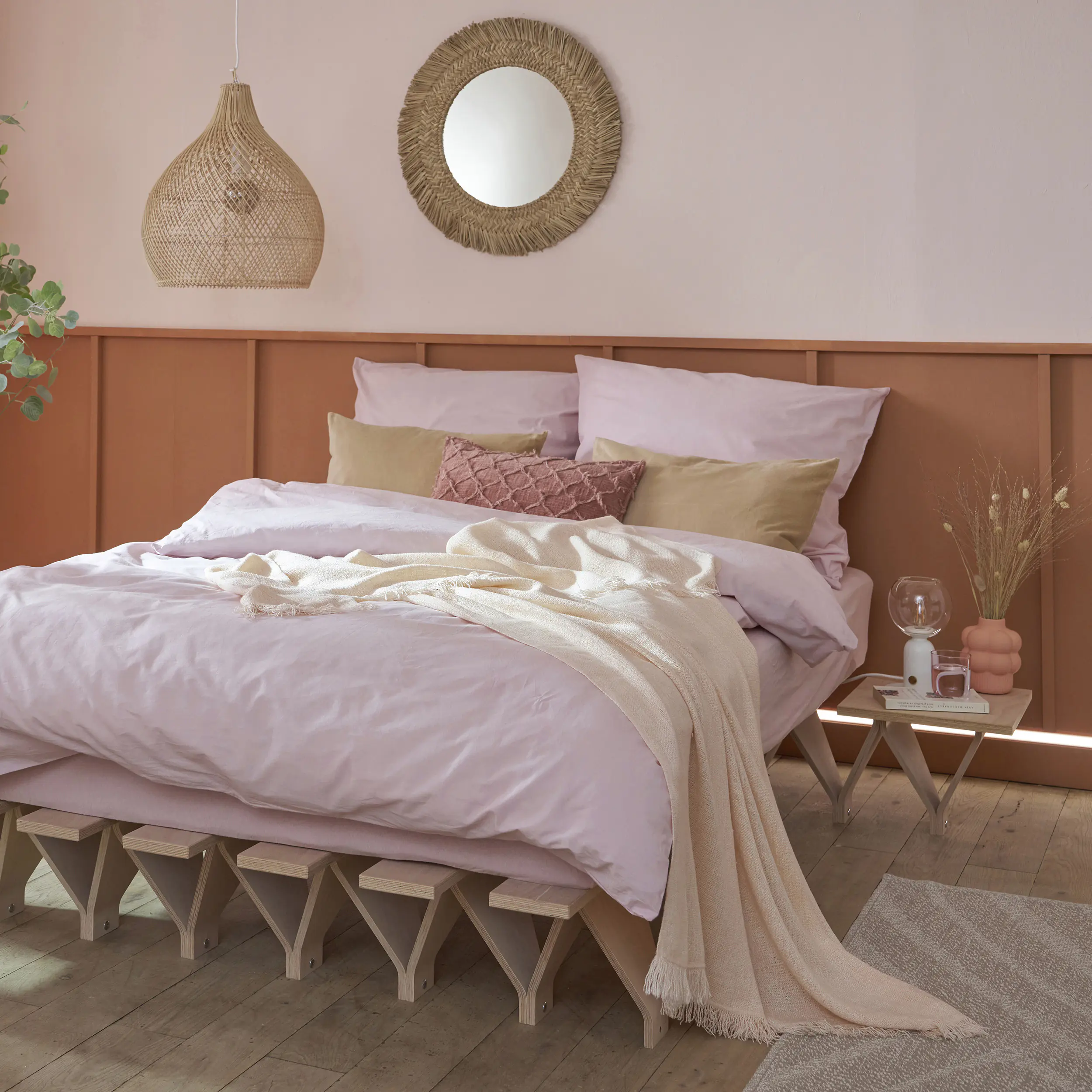 Decosa Wandleiste Kira selbstklebend inkl. Diffusor 200 cm weiß 