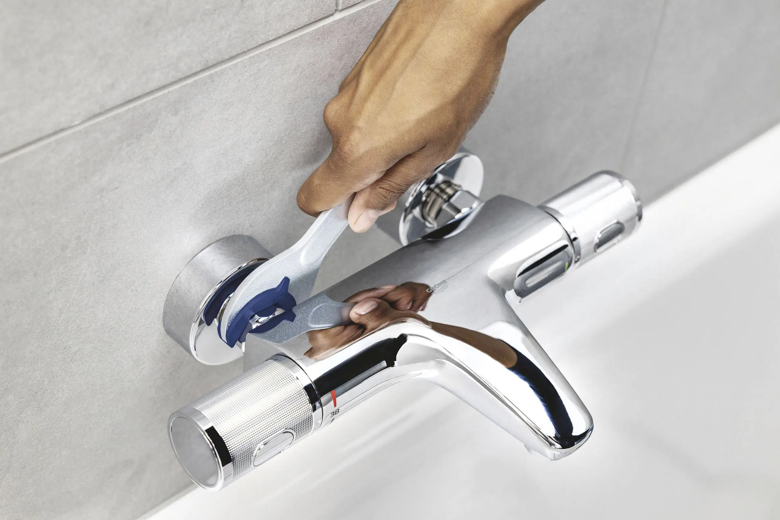 Grohe Brausearmatur Start Loop chrom