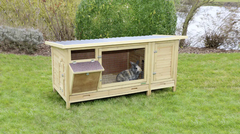Kerbl Kleintierstall XXL Vario mit Heuraufe LxBxH: 155x76x80cm