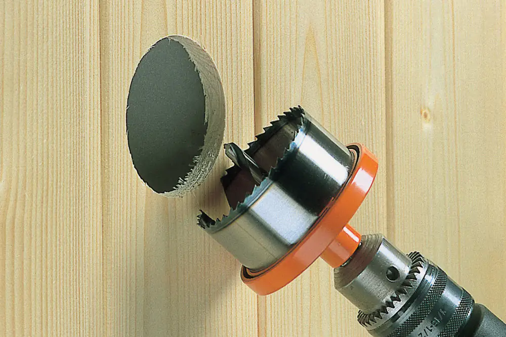 Wolfcraft Lochsägen-Set 3-teilig Ø 60, 68, 74 mm Sechskant