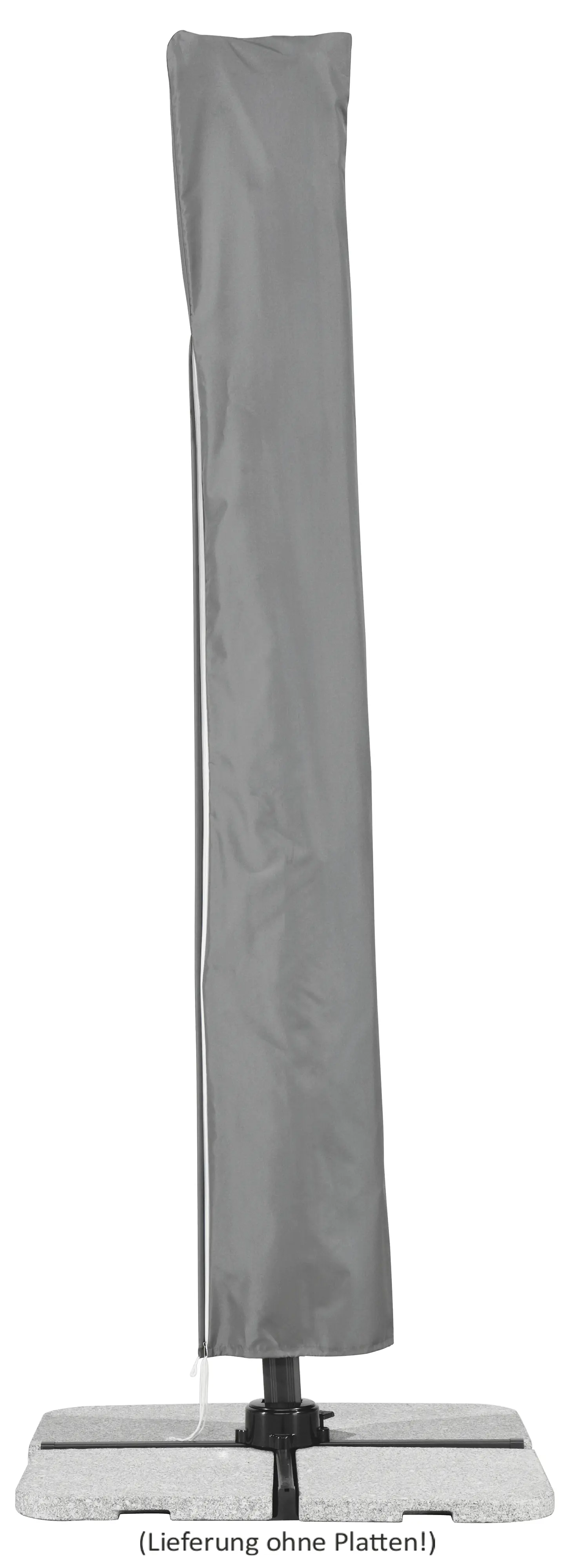 Schneider Sonnenschirm Rhodos Junior rot 270 x 270 cm inkl. Sonnenschirmhülle
